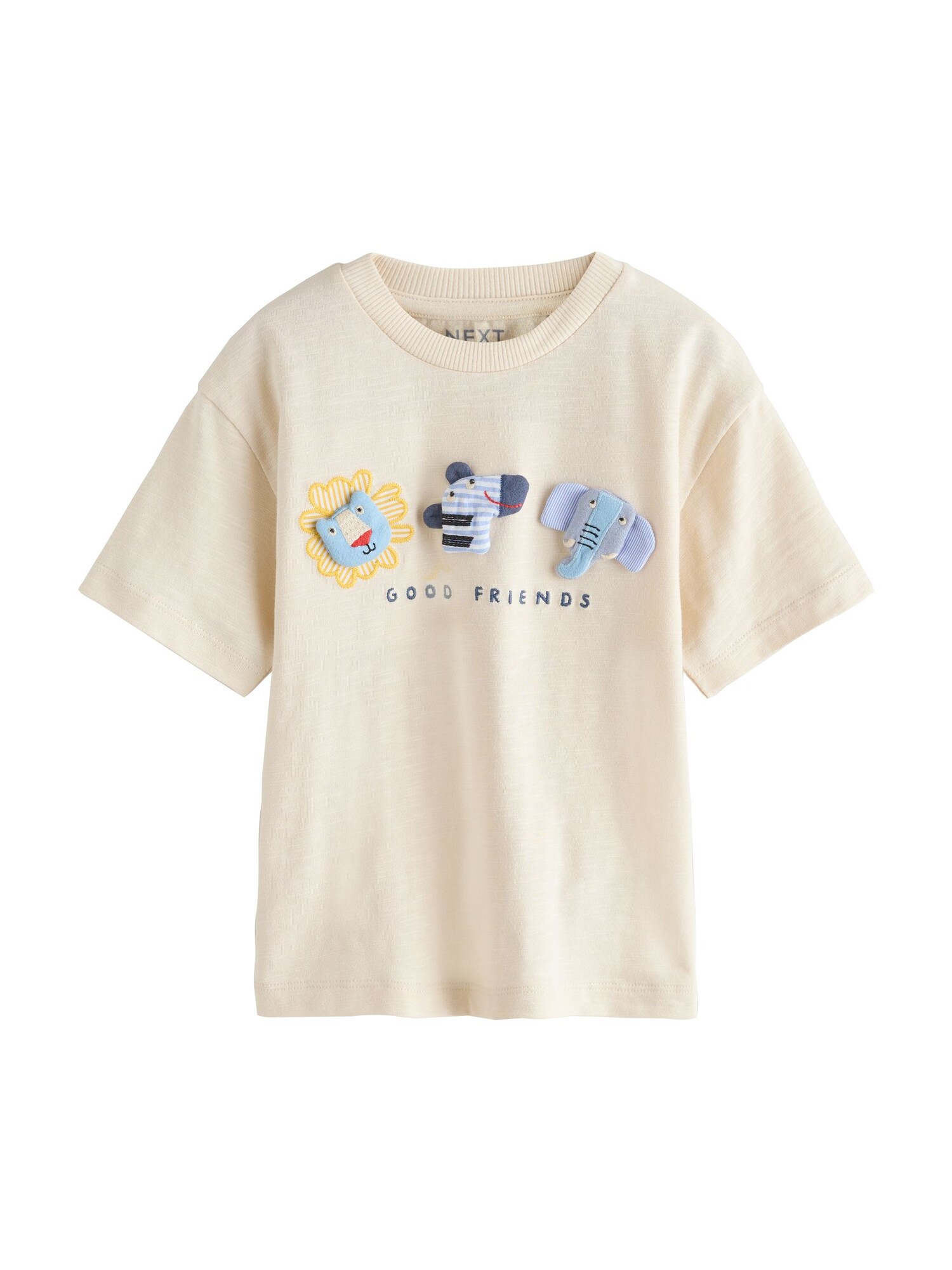 Next Tricou  bej / azuriu / albastru deschis / albastru închis