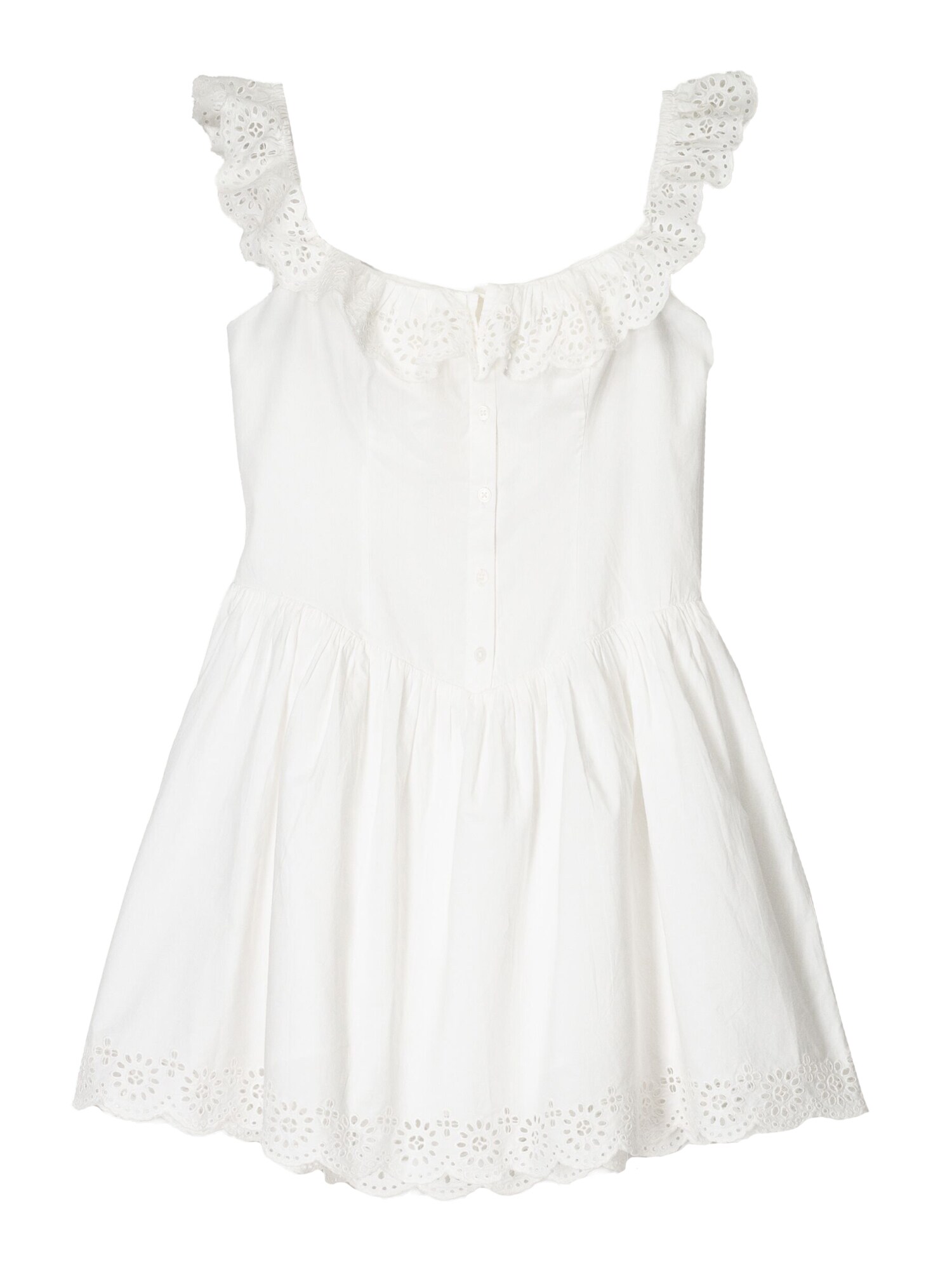 Bershka Rochie de vară  alb