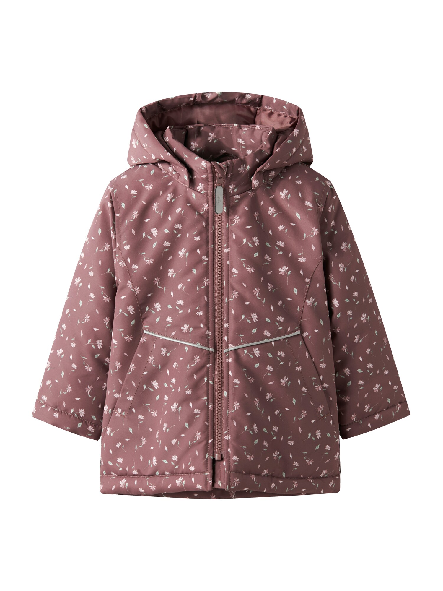 NAME IT Geacă de primăvară-toamnă NMFMAXI  verde mentă / roz / magenta