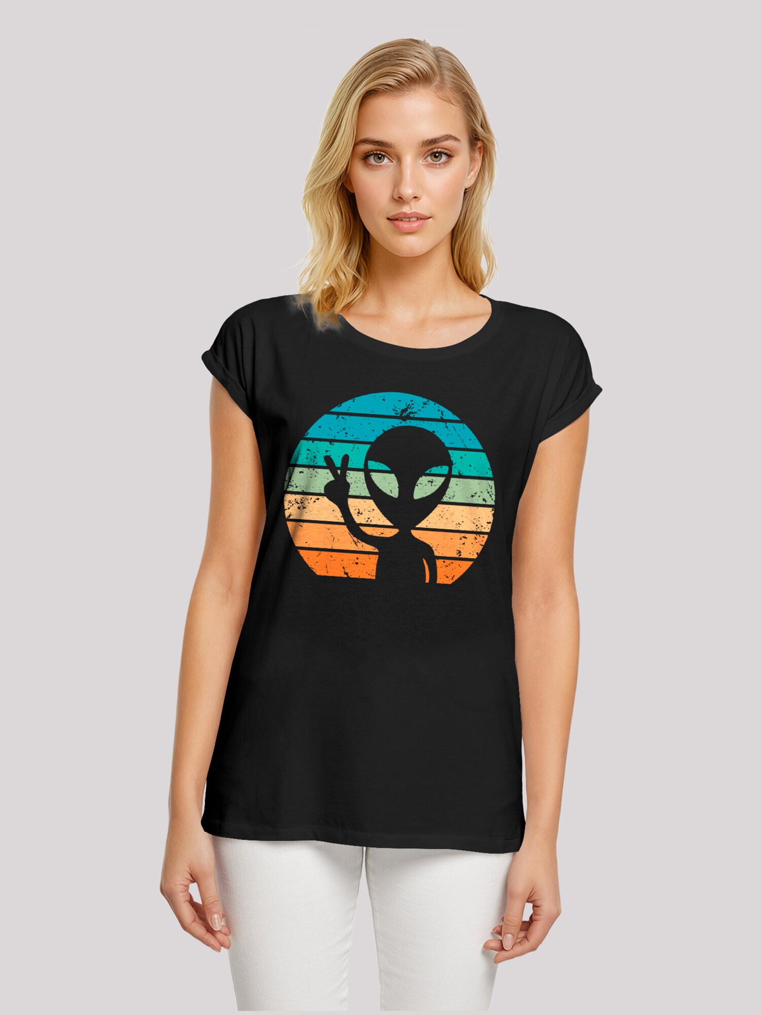 Thumbnail - F4NT4STIC T-Shirt Alien Piece Sonnenuntergang