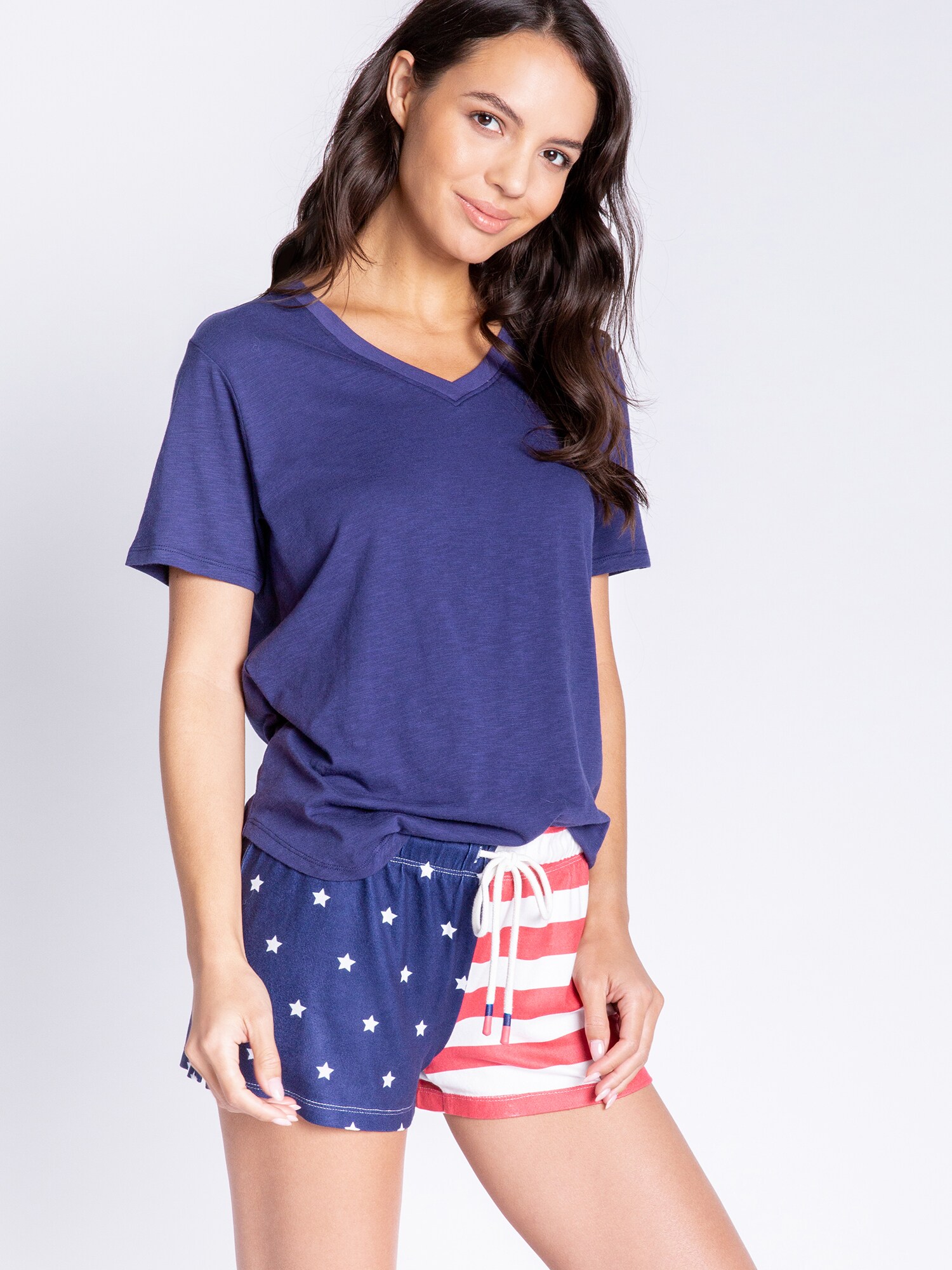 Thumbnail - PJ Salvage Pyjamahose  Rad White & Blue