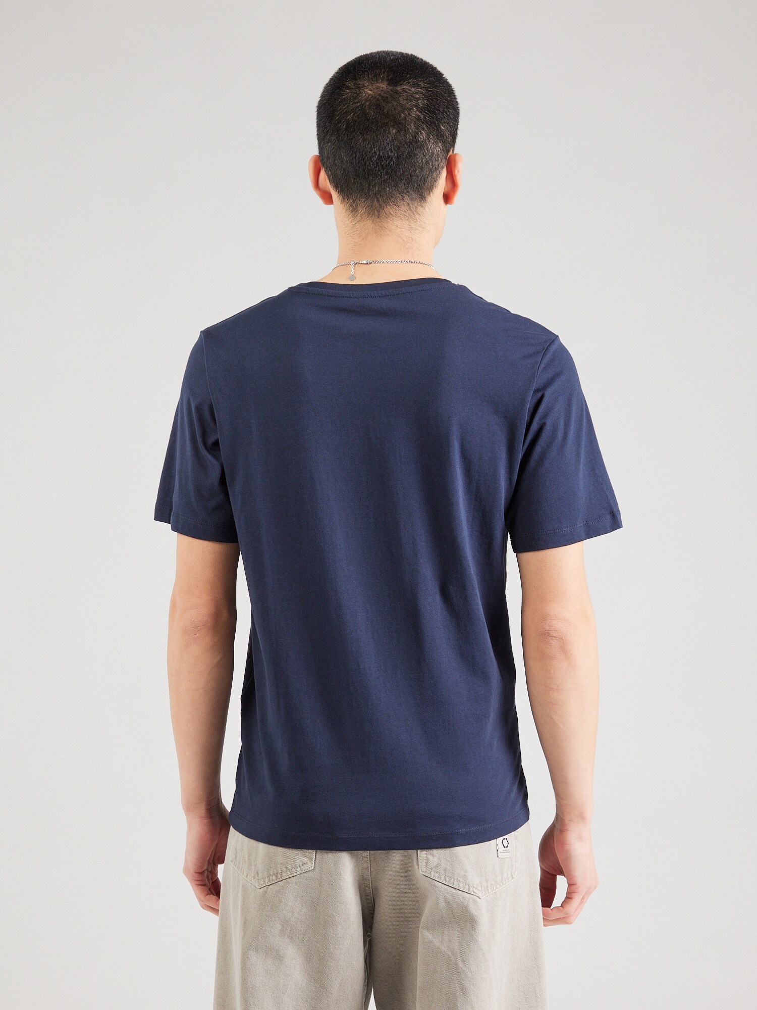 JACK & JONES Tričko námornícka modrá / azúrová / červená / biela (obrázok 3)