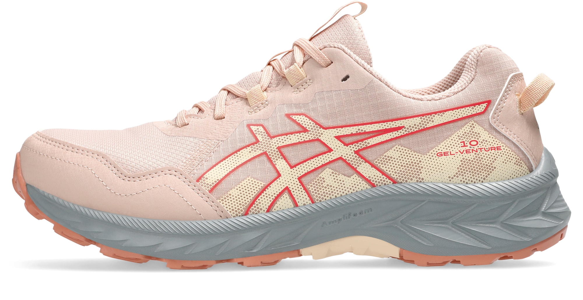 ASICS Futócipők 'Venture 10'  pasztellsárga / fáradt rózsaszín / vérvörös akciós termékkép 1