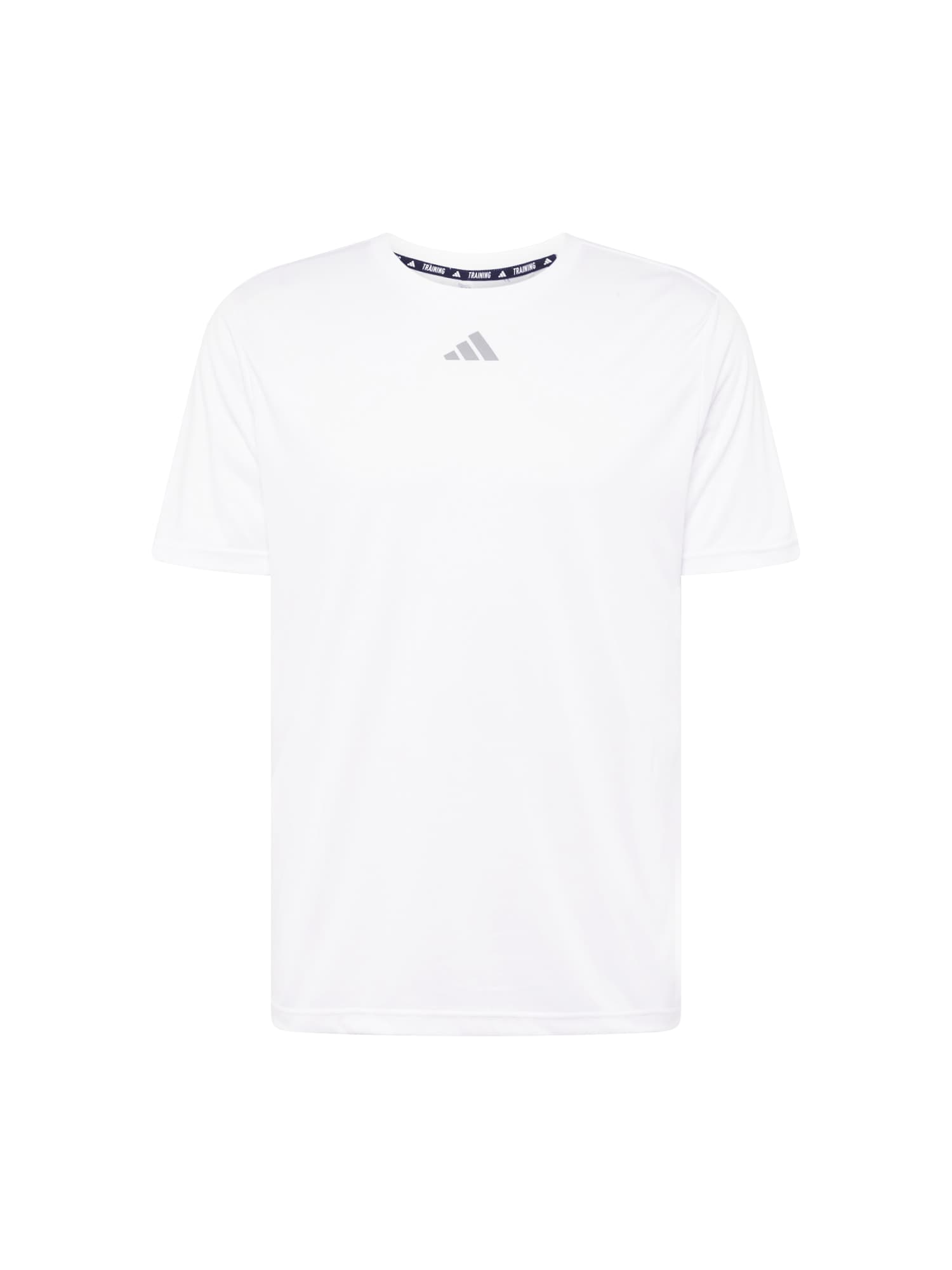 ADIDAS PERFORMANCE Tehnička sportska majica 'Hiit Slogan'  siva / crna / bijela