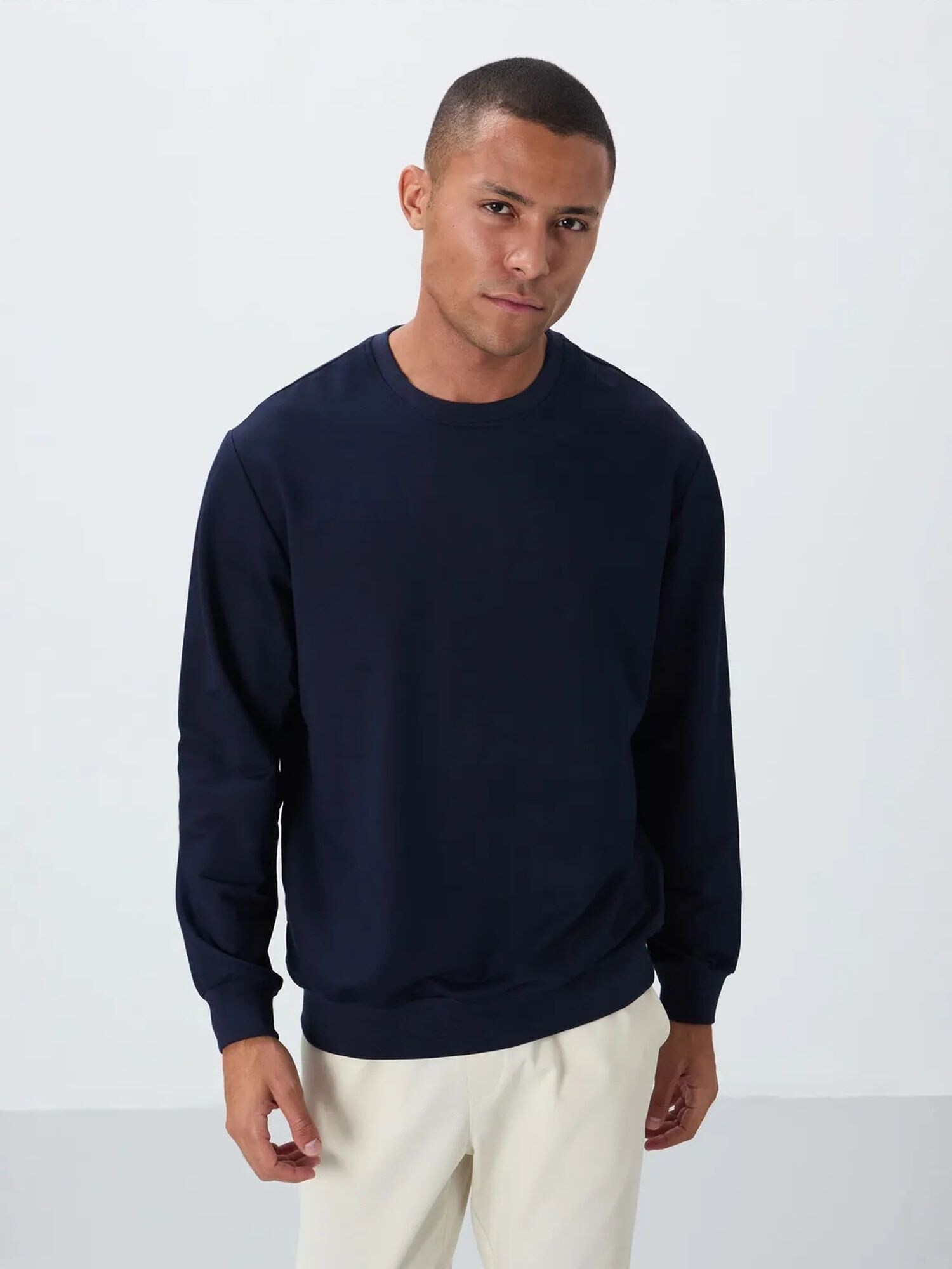 Tommy Life Sweater majica morsko plava