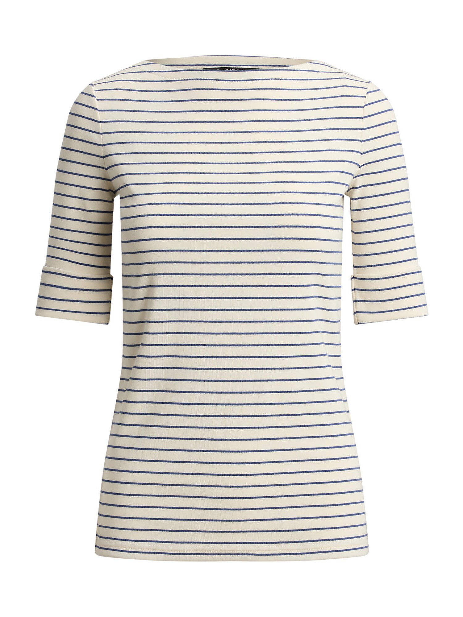 Lauren Ralph Lauren Petite Tričko  béžová / námornícka modrá