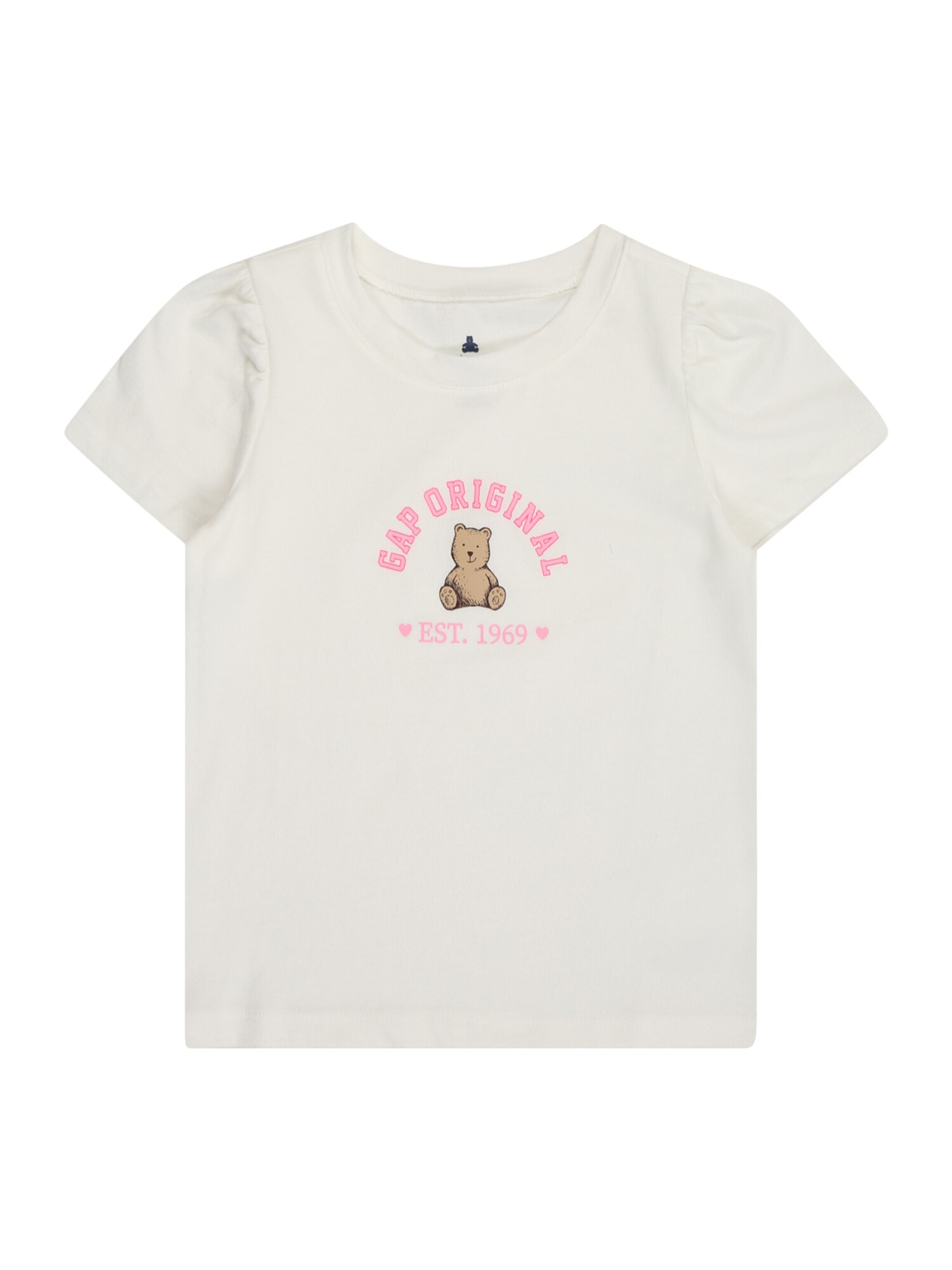 GAP Tricou  maro / roz deschis / alb