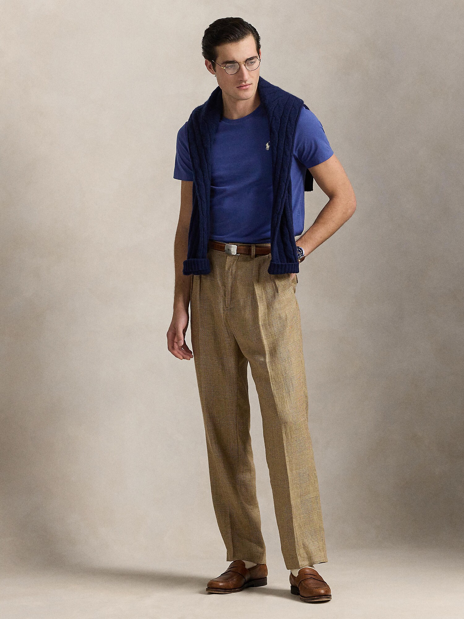 Polo Ralph Lauren Tričko enciánová (obrázok 4)