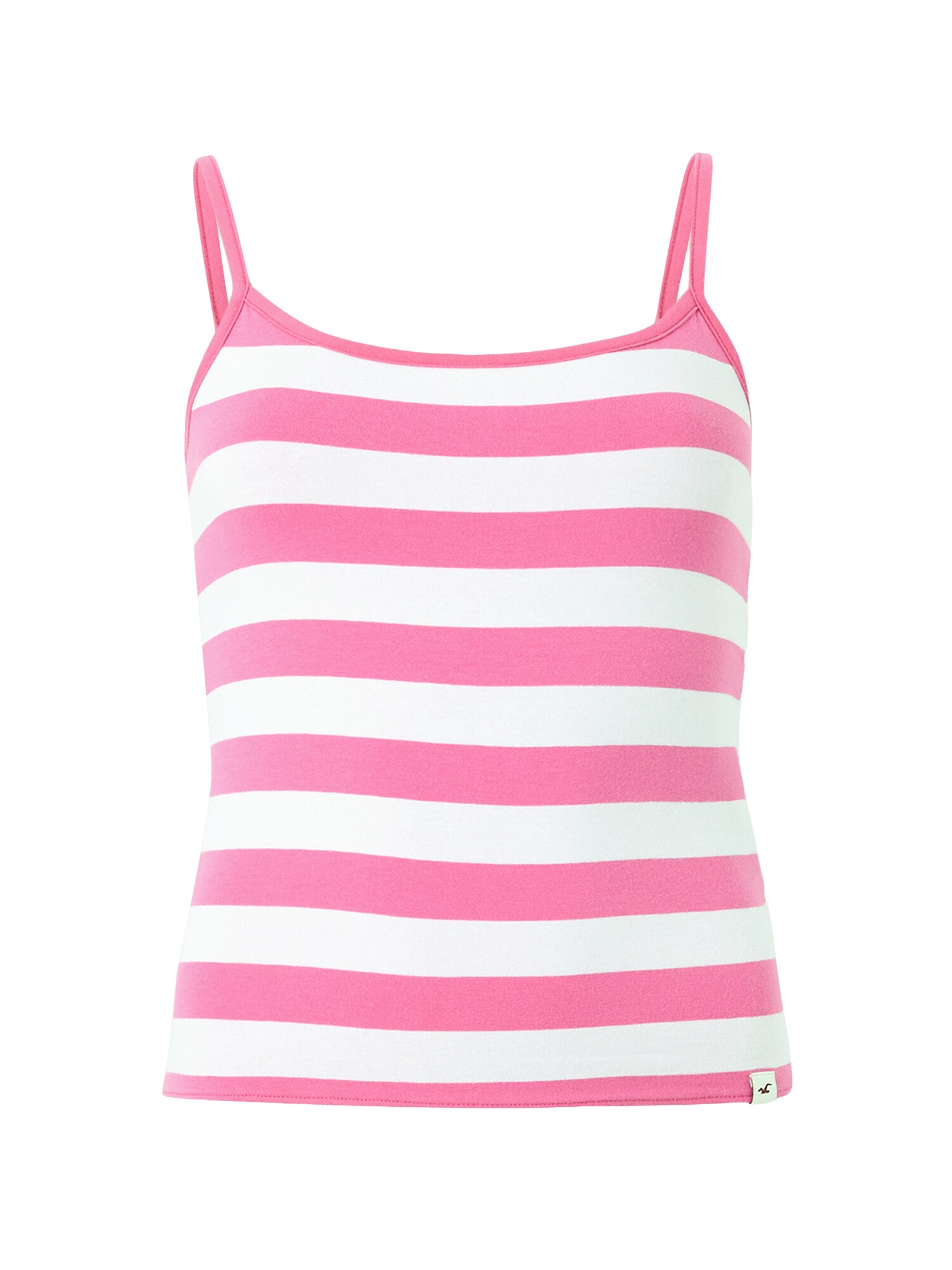 HOLLISTER Top  roza / bijela