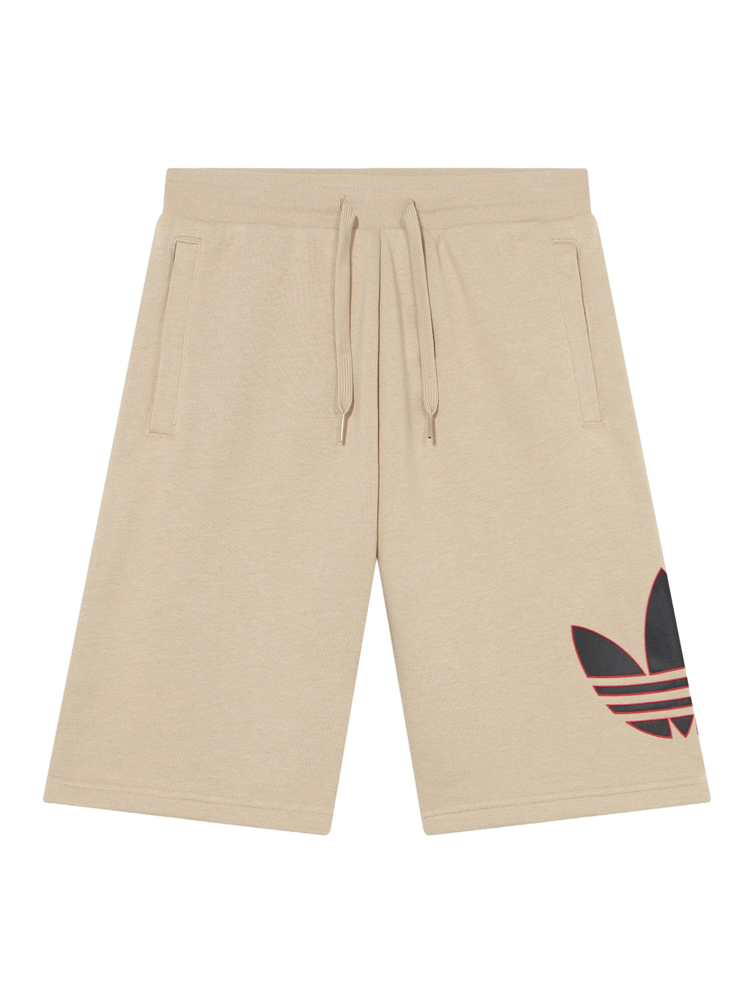 ADIDAS ORIGINALS Pantaloni  bej / sângeriu / negru