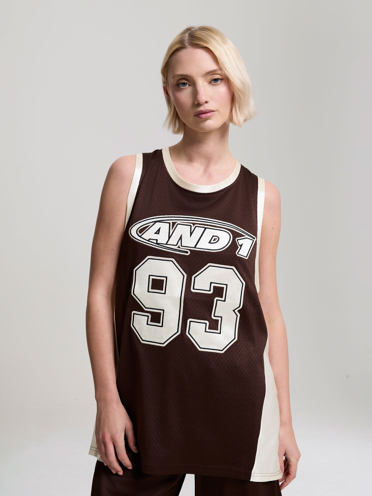 AND1 Top '93 Airtex'  beige claro / marrón – imagen 4