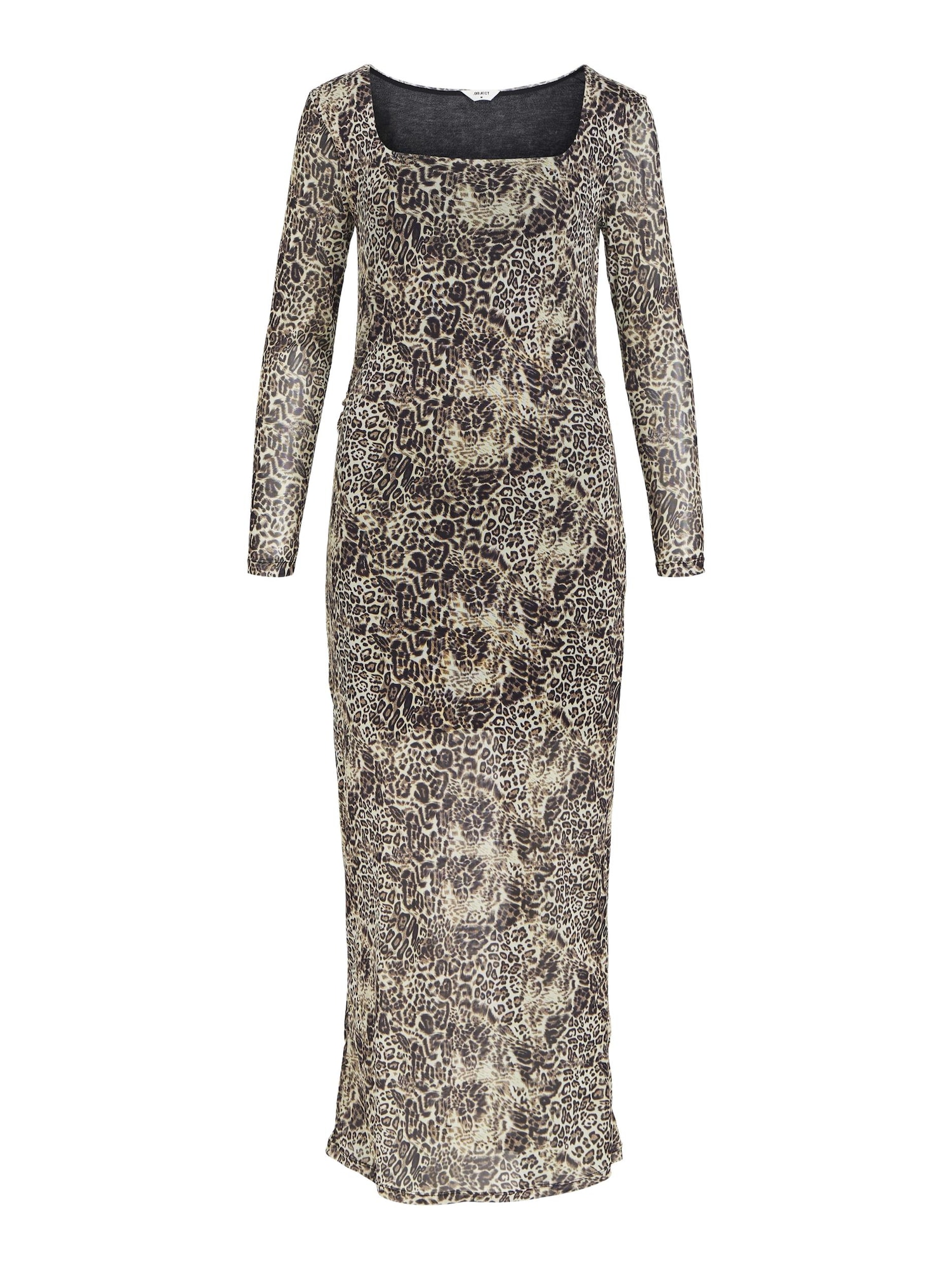 OBJECT Rochie Carlotta  crem / maro / negru