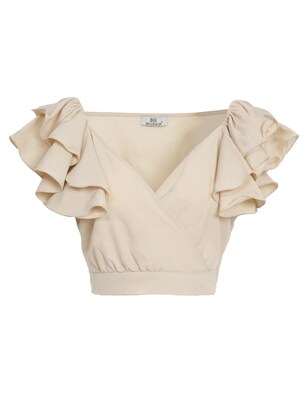 Influencer Top ‘Wrap-up’ Beige