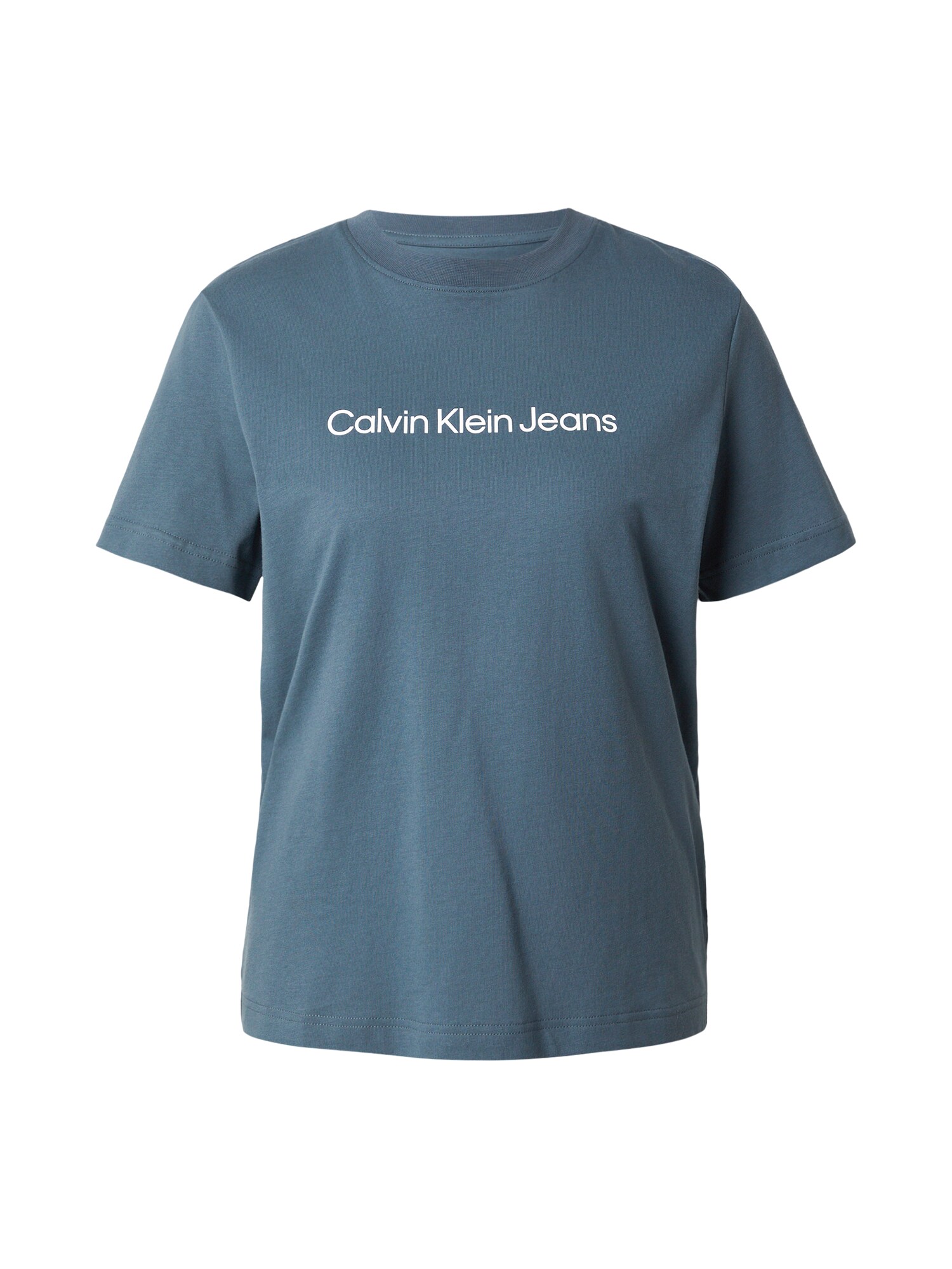 Calvin Klein Jeans Tričko 'Linear Logo'  opálová / biela
