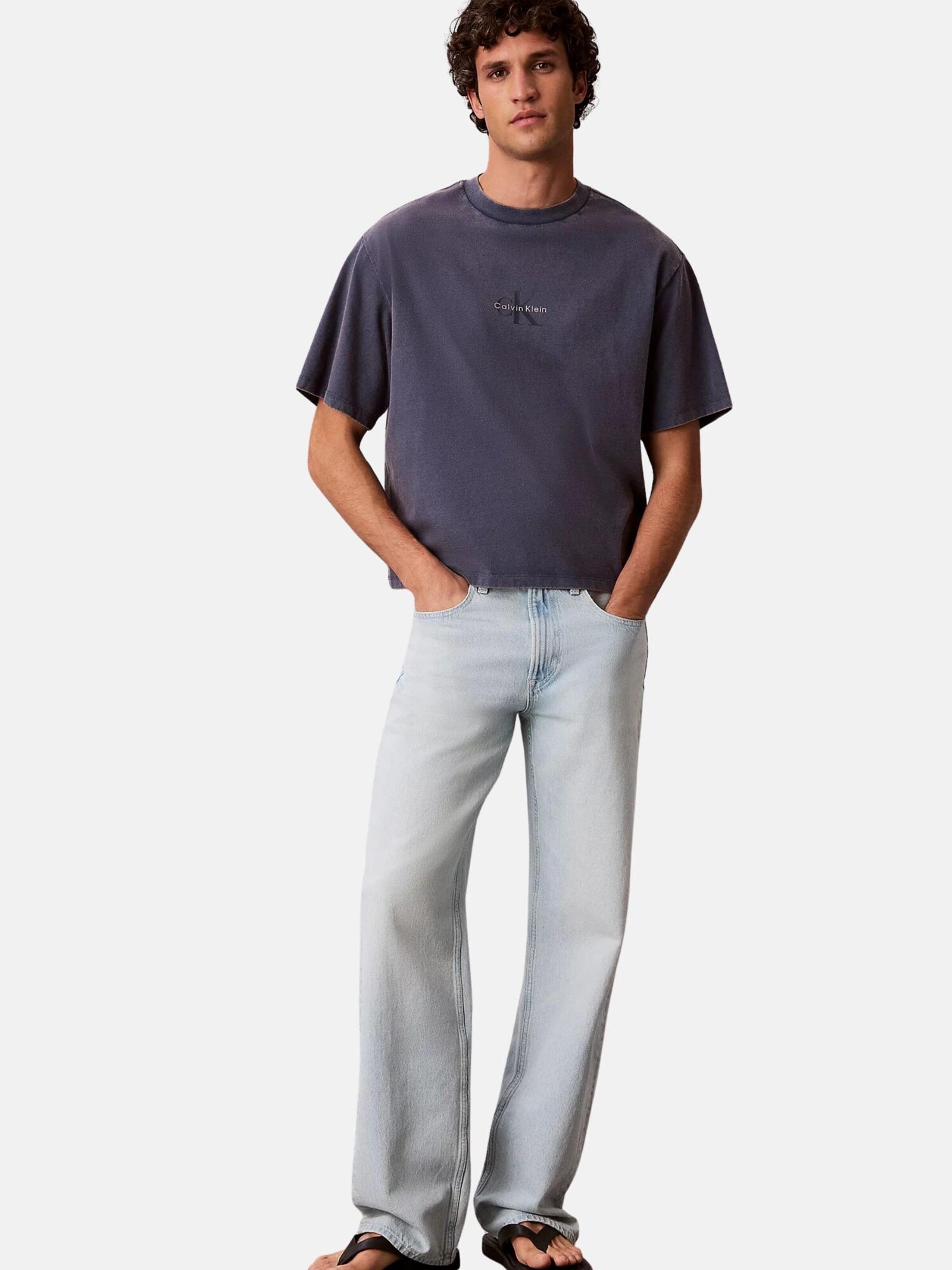 Calvin Klein Vaquero 'CALVIN KLEIN 90S STRAIGHT VINTAGE PANTALONE'  azul claro – imagen 2