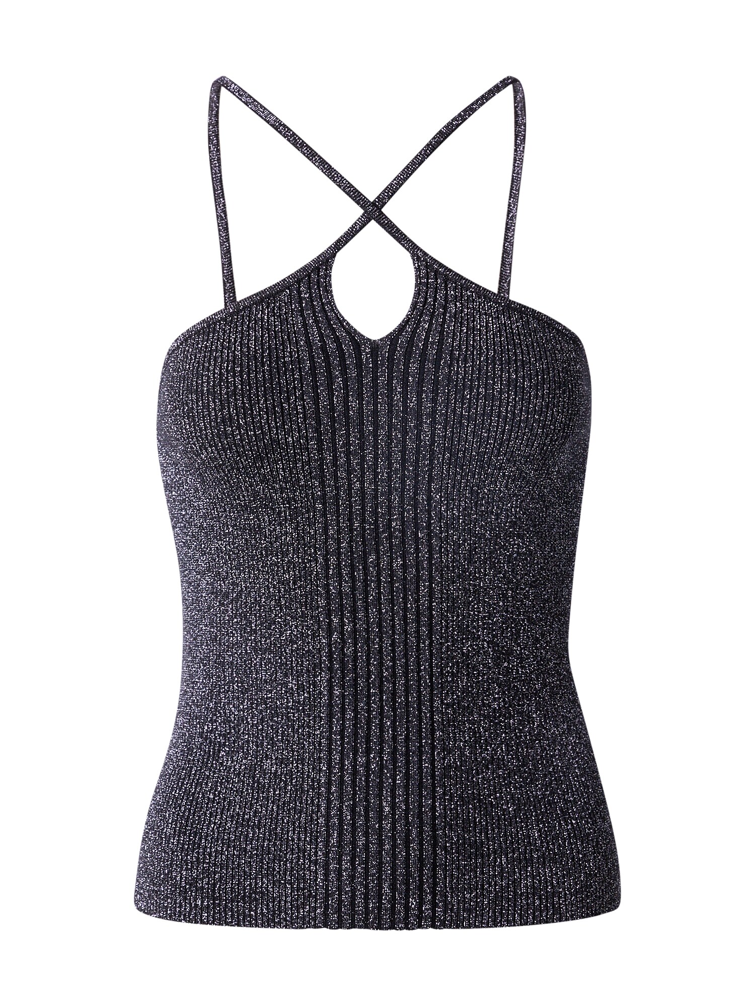 Samsøe Samsøe Top brodat Sanina  negru