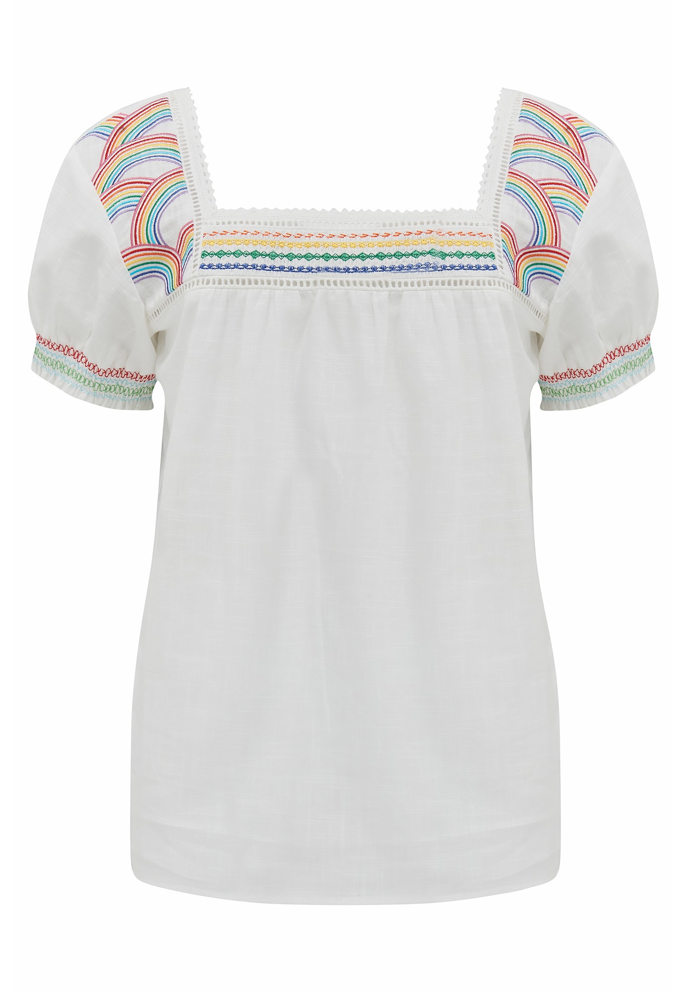 Sugarhill Brighton Marškinėliai ' ALVA ' mišrios spalvos / balta