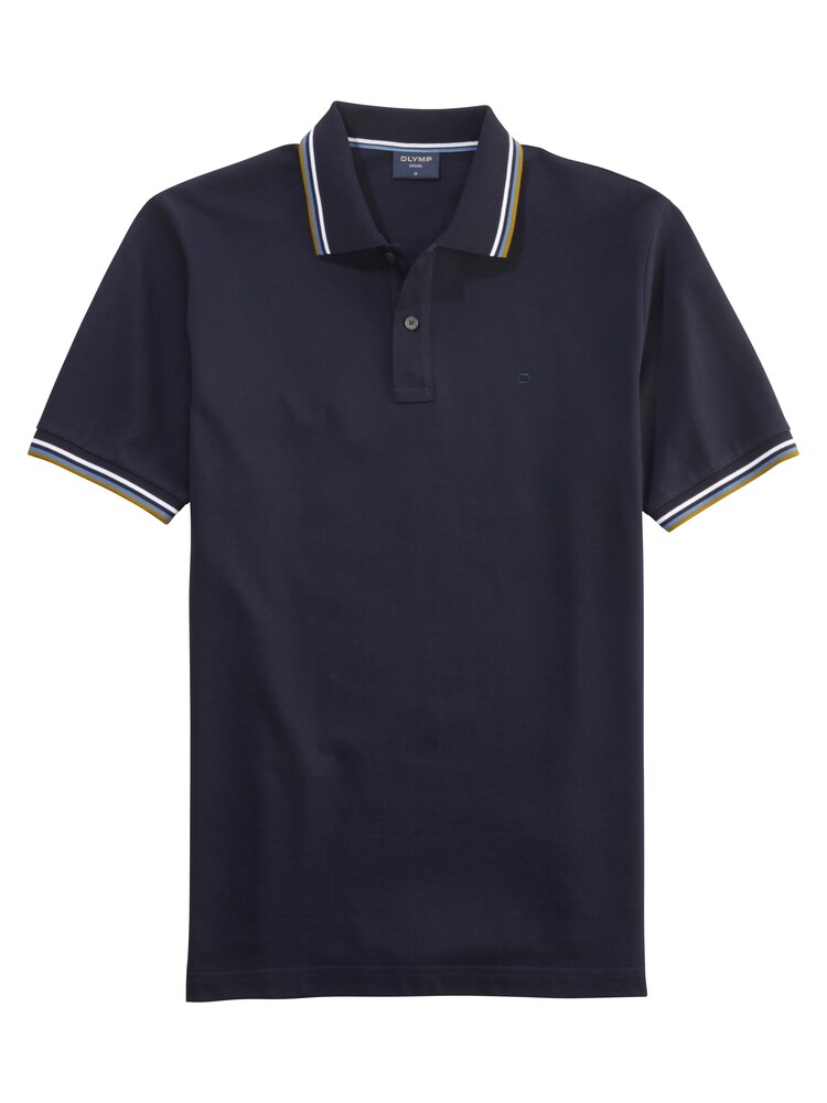OLYMP Poloshirt Herren Größe XXL marine / hellblau / oliv / weiß