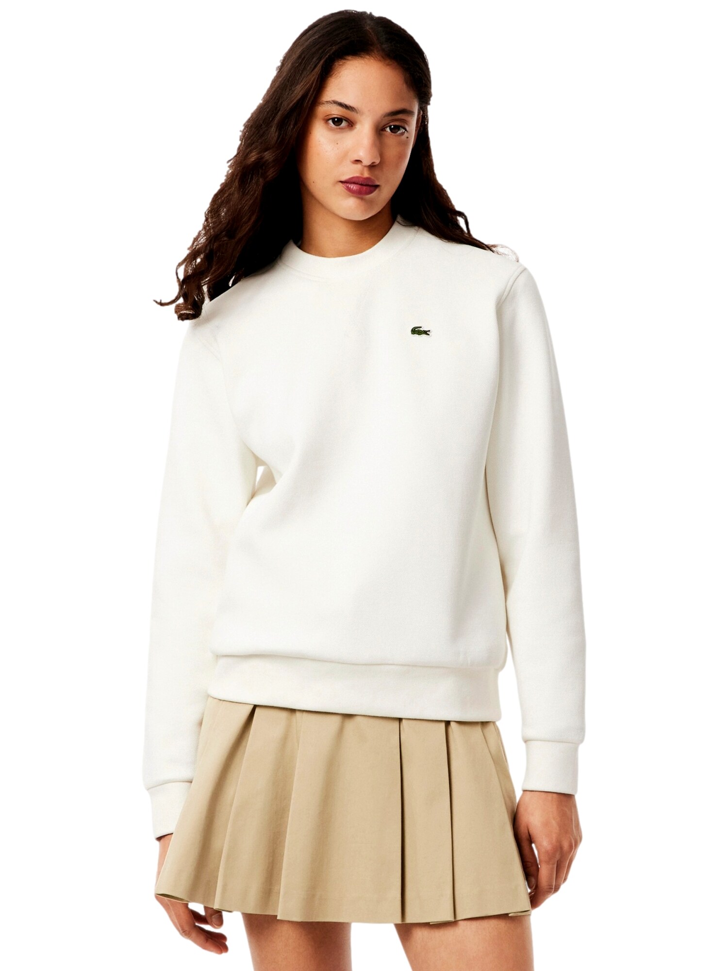 LACOSTE Sudadera blanco – imagen 2