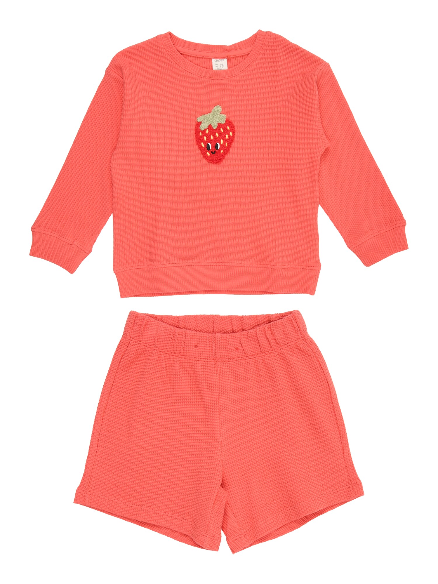 Lindex Set  svetlozelená / koralová / červená