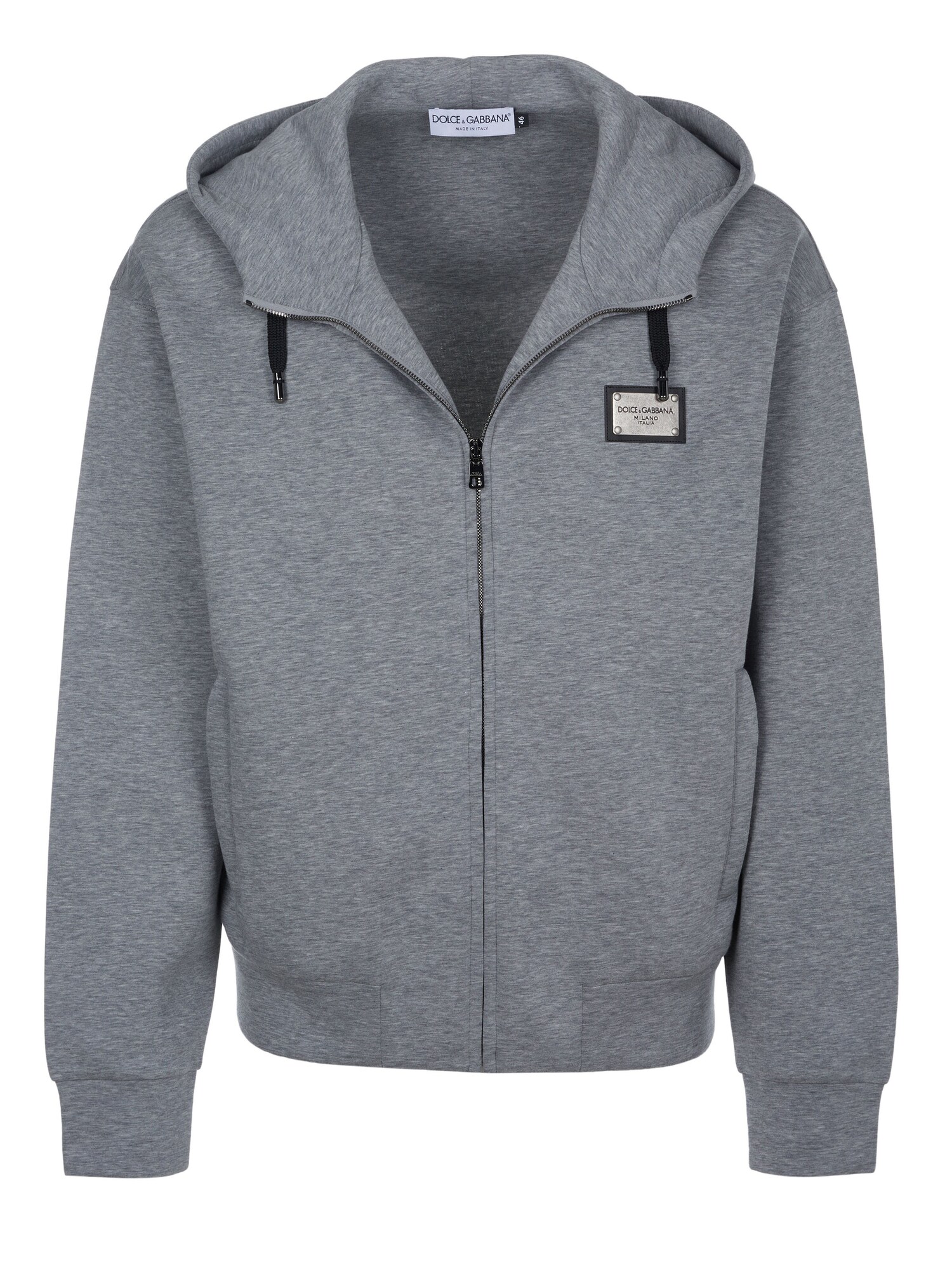 DOLCE & GABBANA Sudadera con cremallera 'Dolce & Gabbana Sweatjacke grau' gris – imagen 1