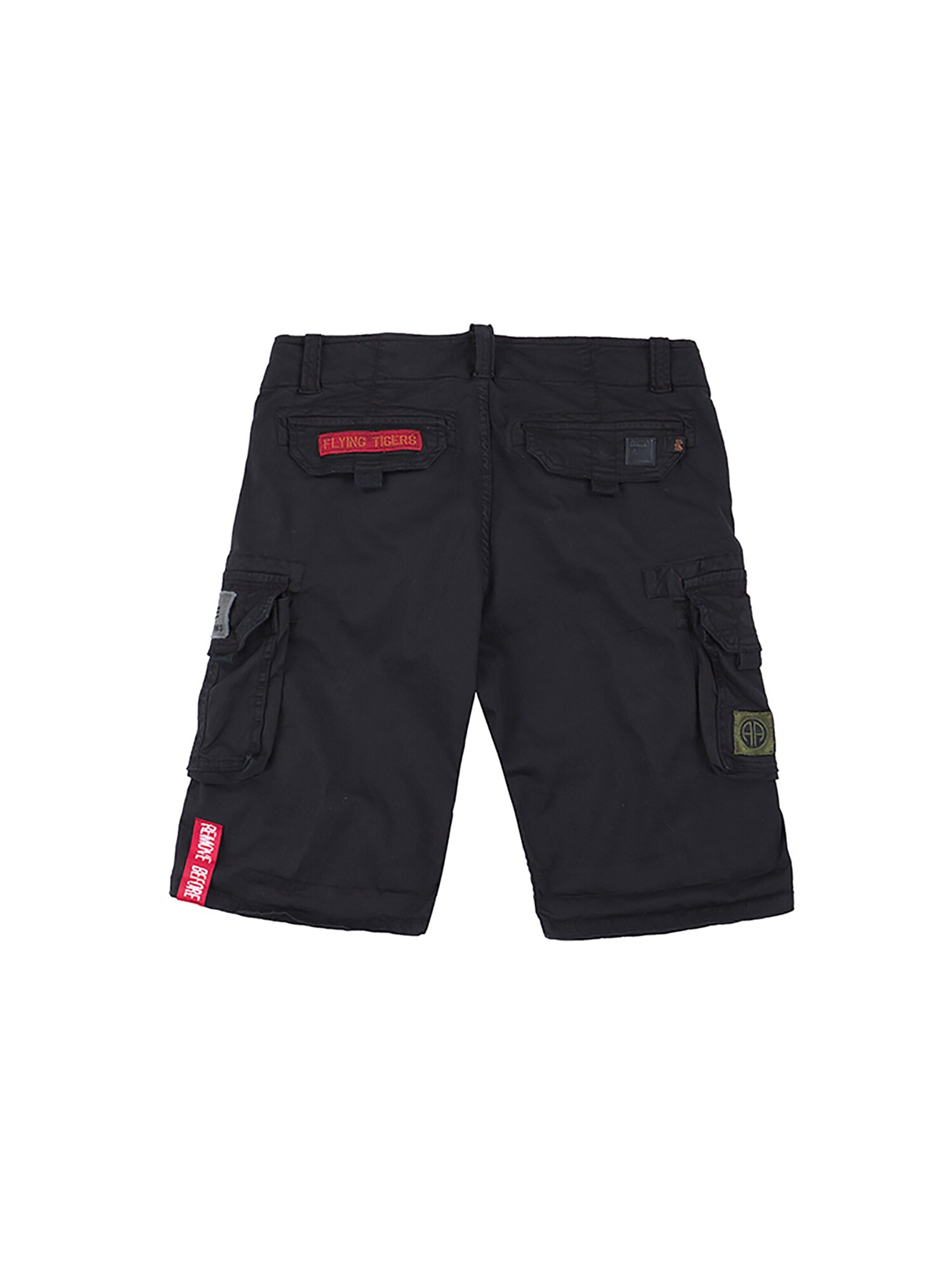 ALPHA INDUSTRIES Pantalón cargo  negro – imagen 8