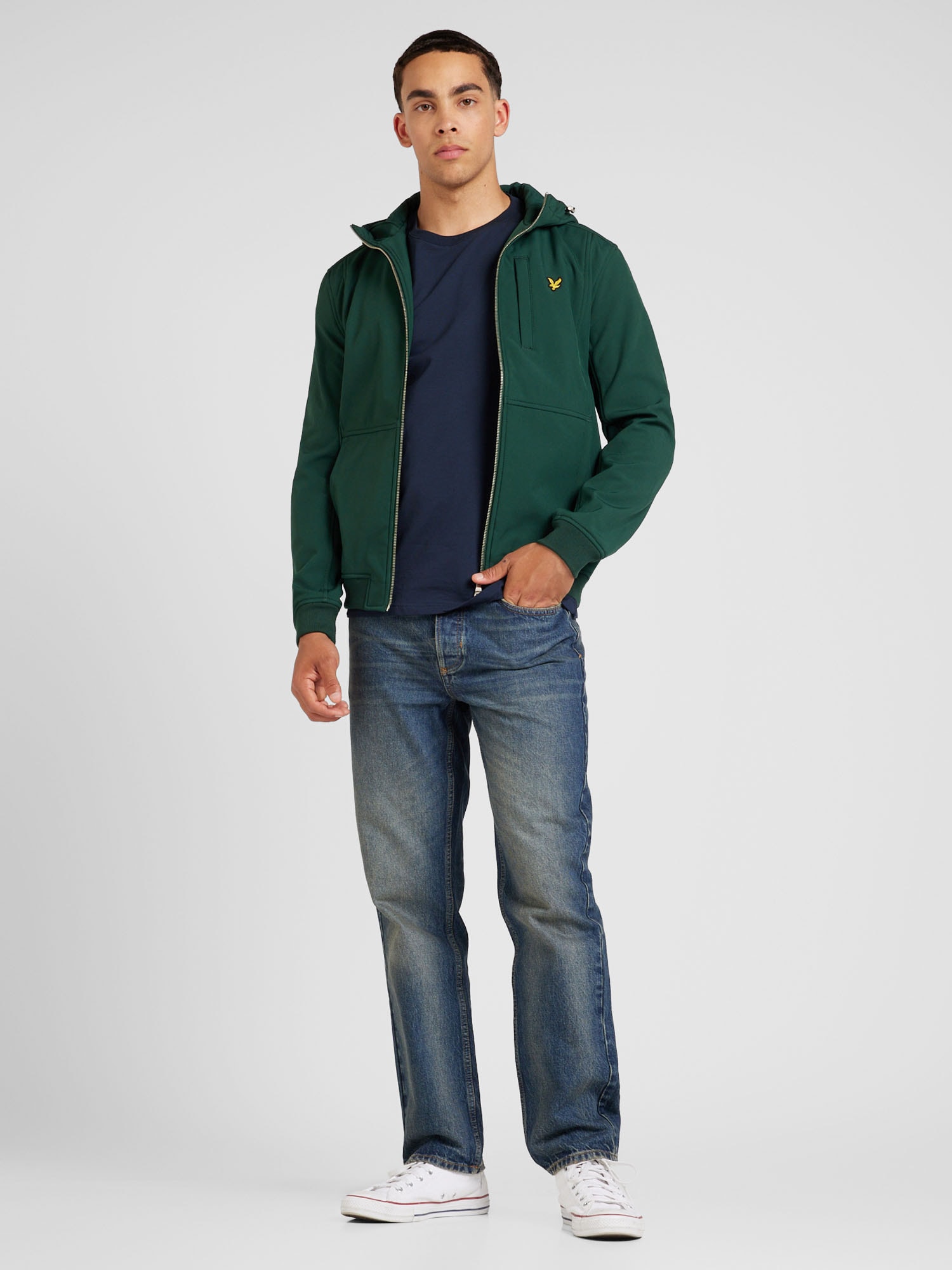 Lyle & Scott Átmeneti dzseki  sötétzöld termék 2. képe