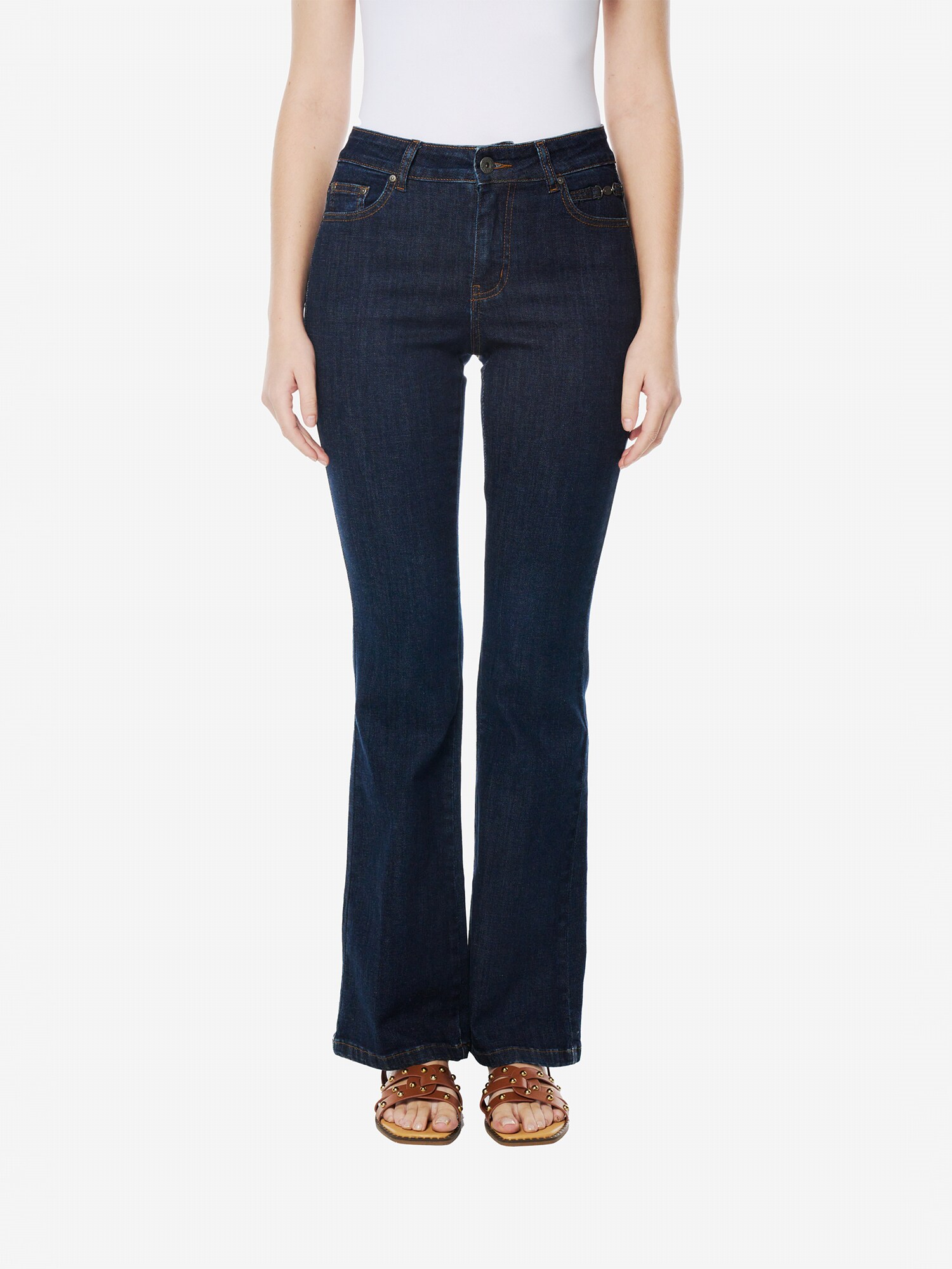 KOROSHI Jeans  albastru închis