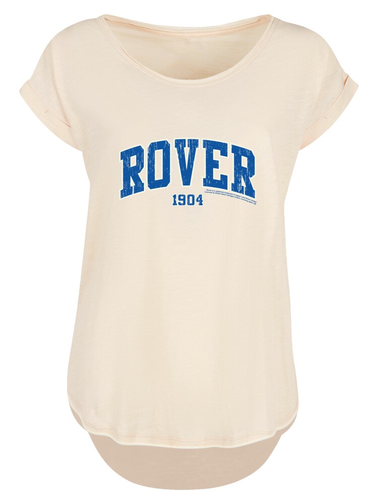 F4NT4STIC T-Shirt 'British Motor Heritage Rover Car 1904 College' Damen Größe L sand / blau