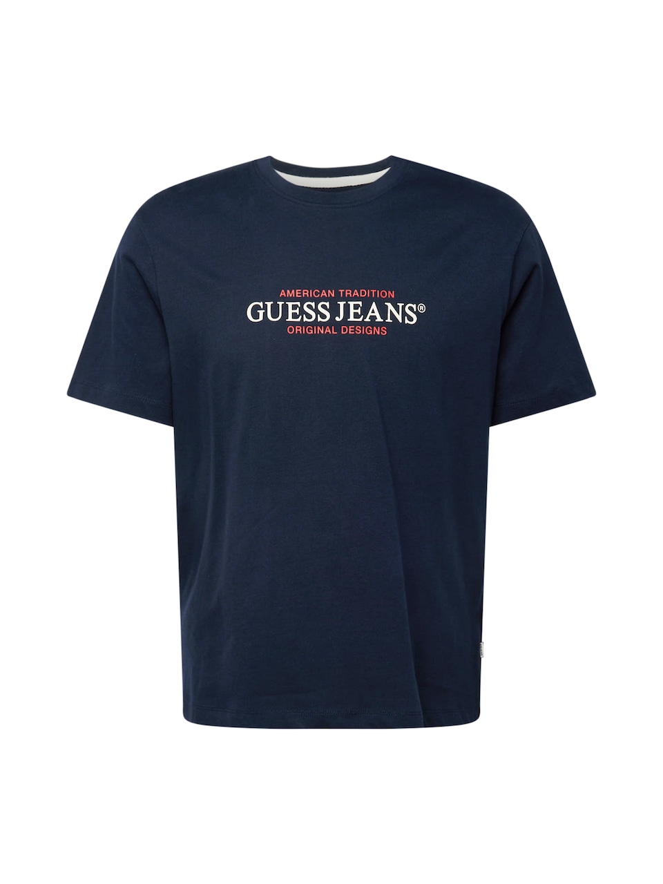 T-shirt mörkblå / röd