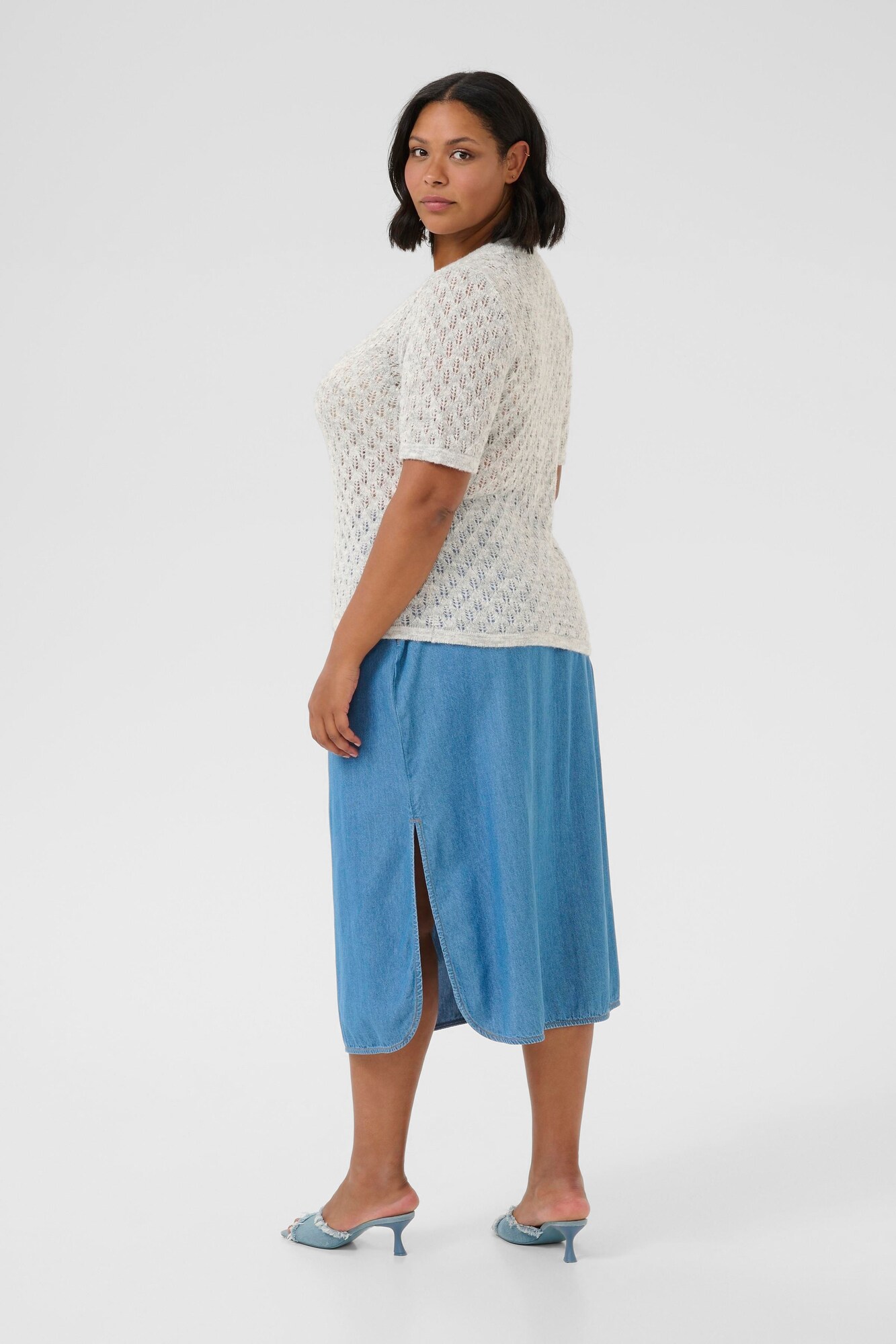 Thumbnail - KAFFE CURVE Pullover Loura