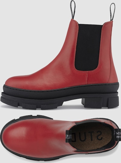 Gerdine/02 Red Leather Boots