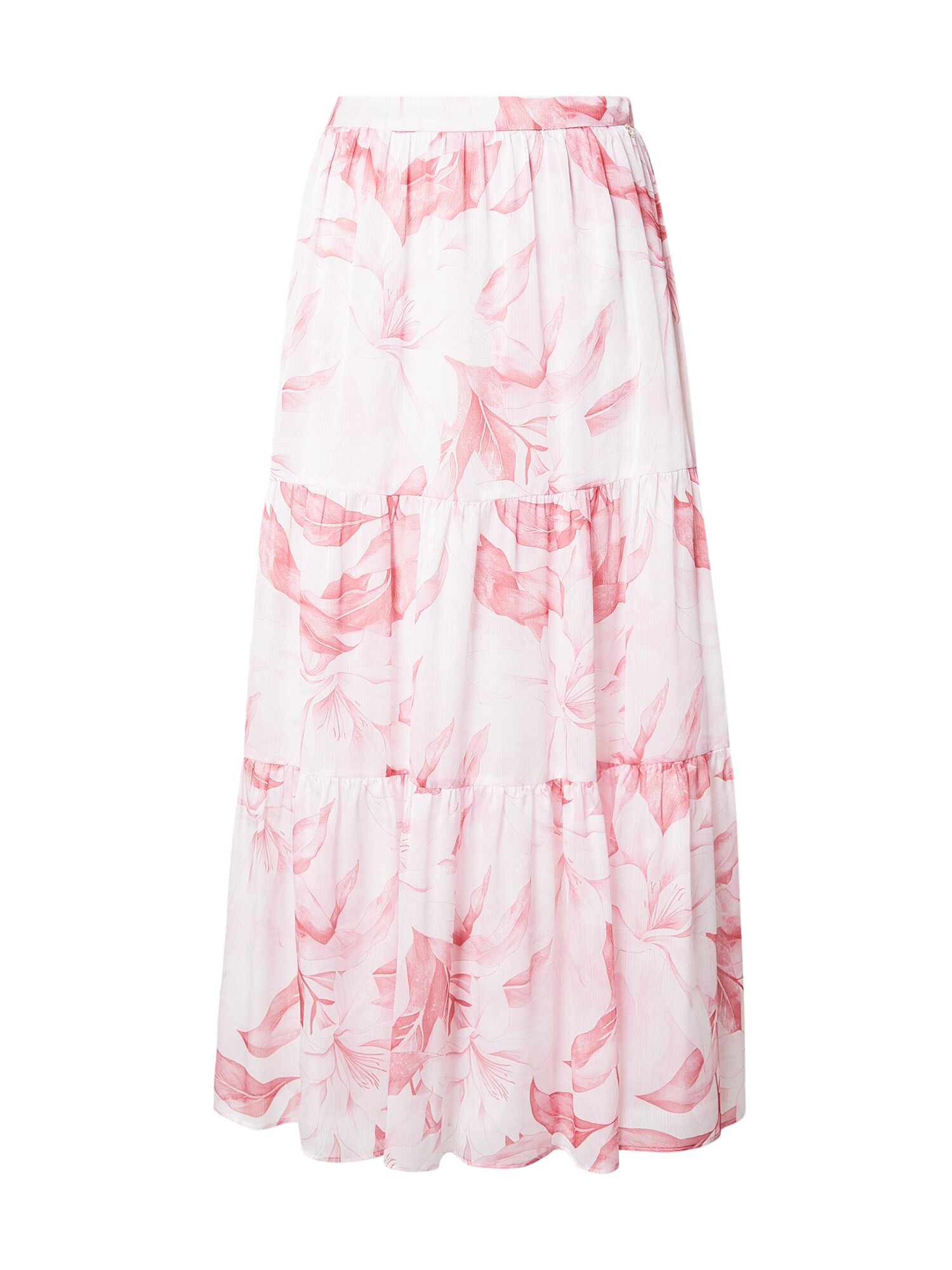 GUESS Fustă LAILA  roz deschis / roz închis / alb