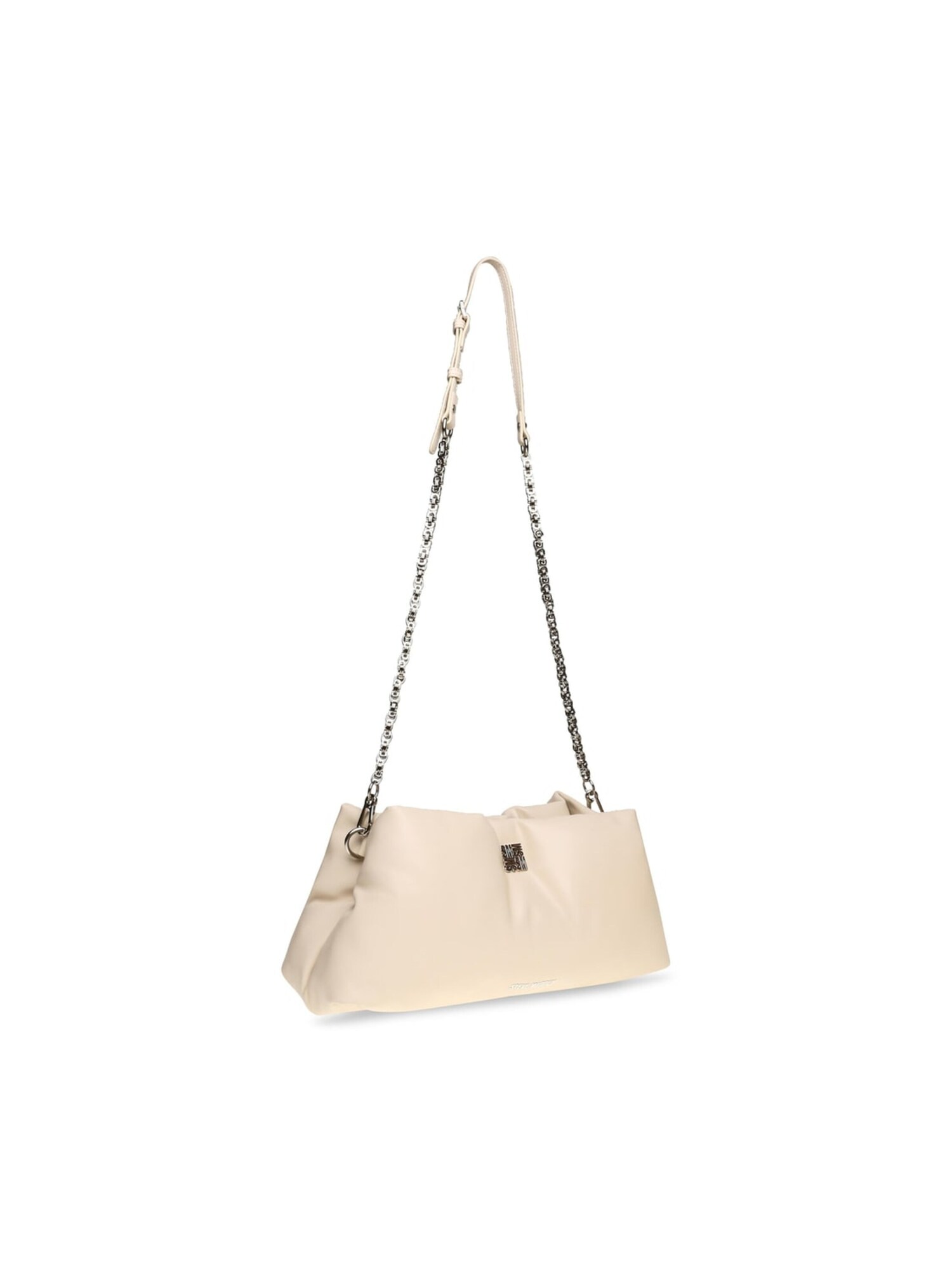 STEVE MADDEN Borsa a tracolla 'BVerge Bone / Silver'  bianco