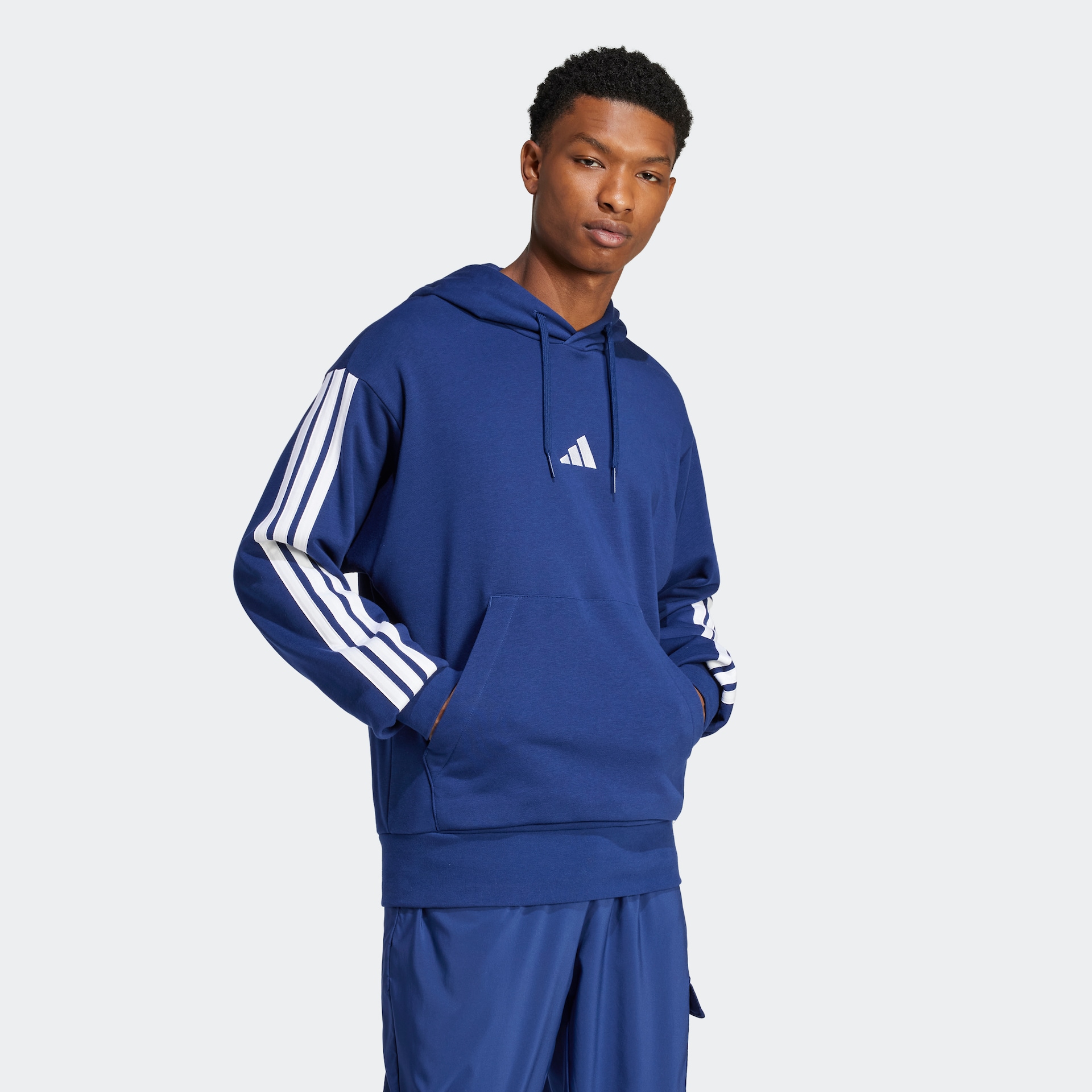Adidas Sportswear Sweatshirt 'ESSENTIALS THREE STRIPES FRENCH TERRY' herr