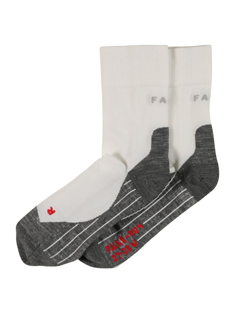 FALKE Laufsocken 'RU4' Damen Größe 37/38 grau / blutrot / weiß