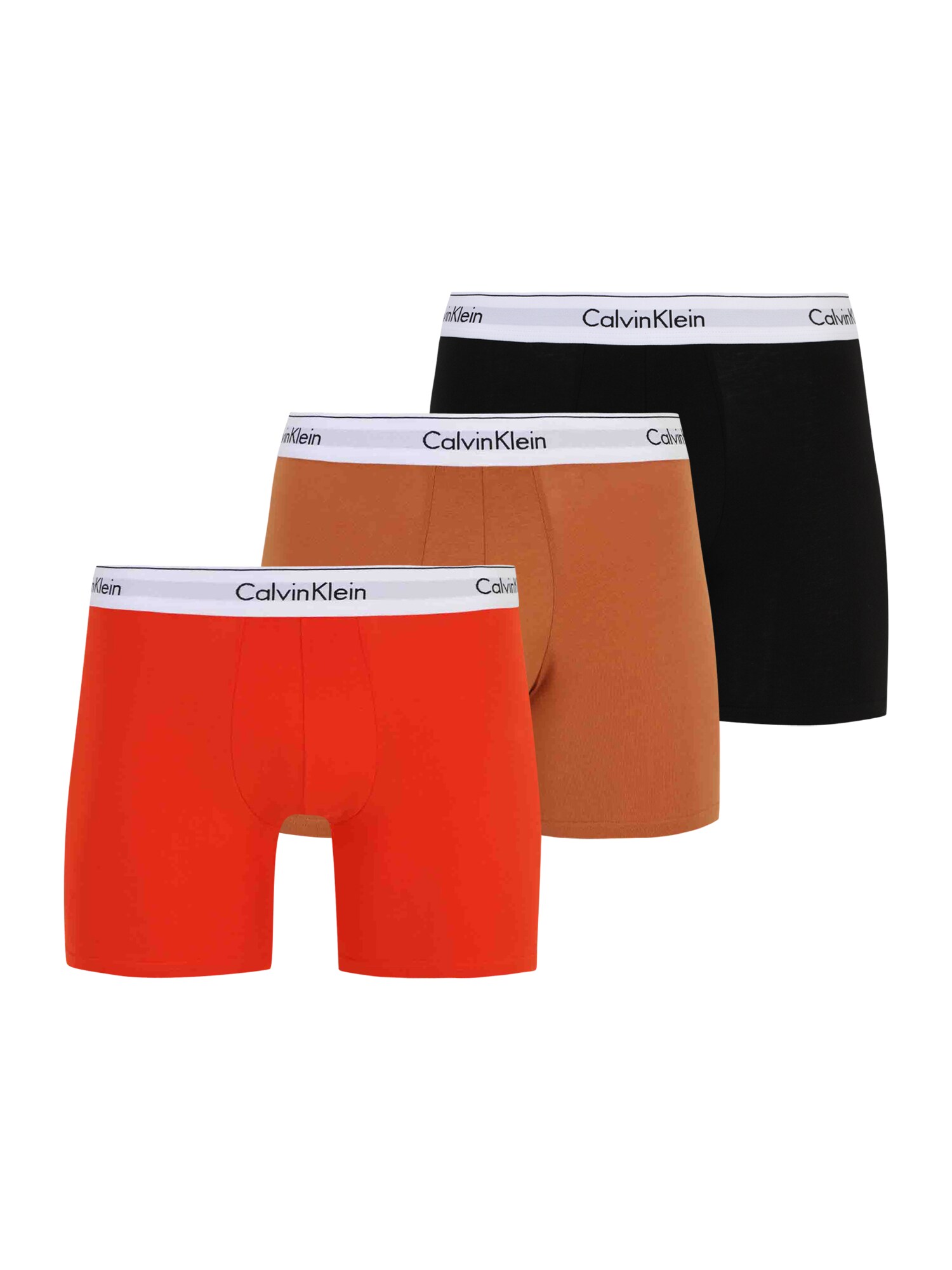Calvin Klein Underwear Боксерки  оранжево / червено / черно / бяло