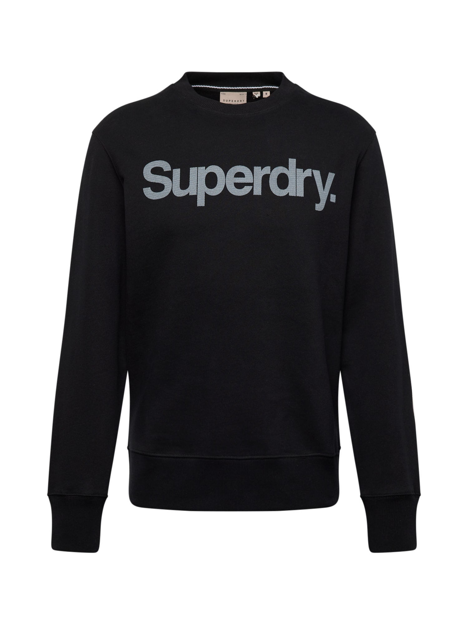Superdry Majica 'CITY'  siva / črna