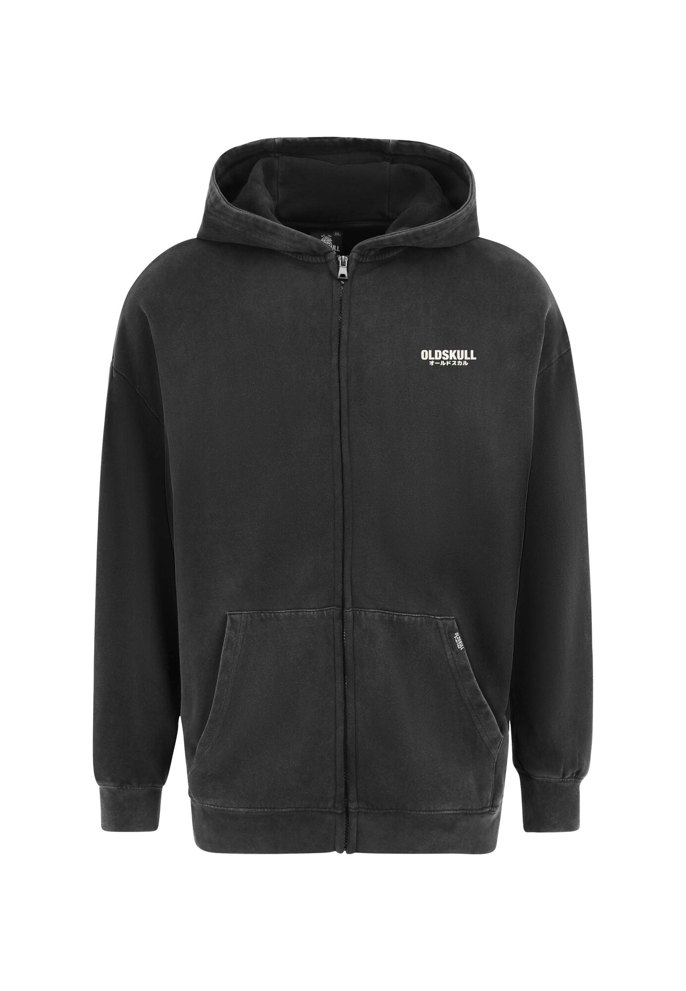 Thumbnail - Sweatjacke 'Peach Dyed Basic'