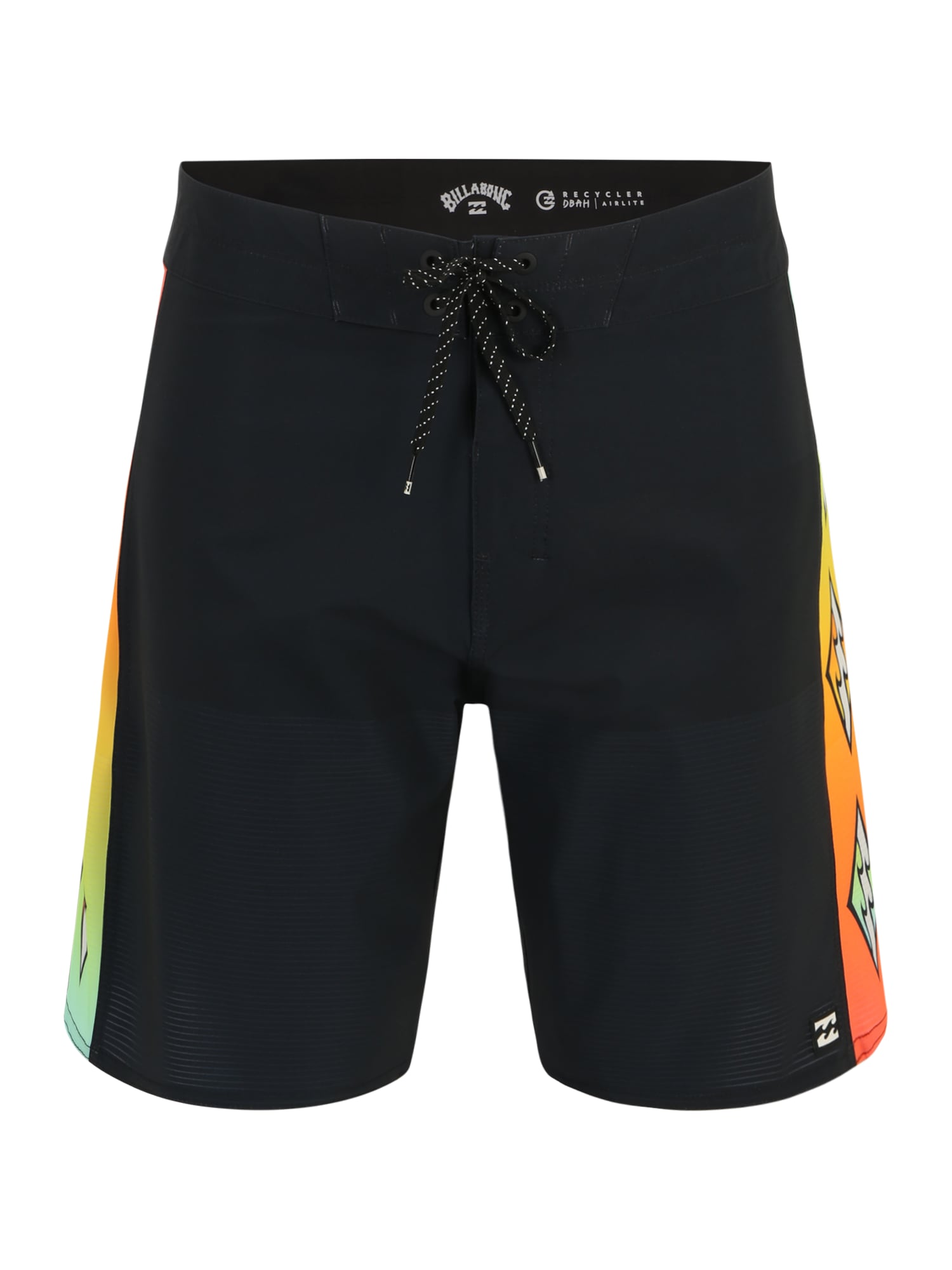 BILLABONG Surferské šortky 'AIRLITE'  svetlosivá / mätová / neónovo oranžová / čierna