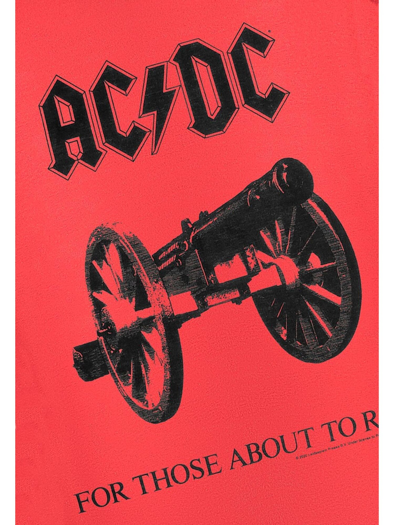AC/DC Camiseta 'AC/DC For Those about to rock red mens t-shirt' rojo – imagen 3