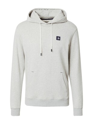 Scotch & Soda Sweatshirt ‘Essential’ Grijs gemêleerd / Zwart / Wit