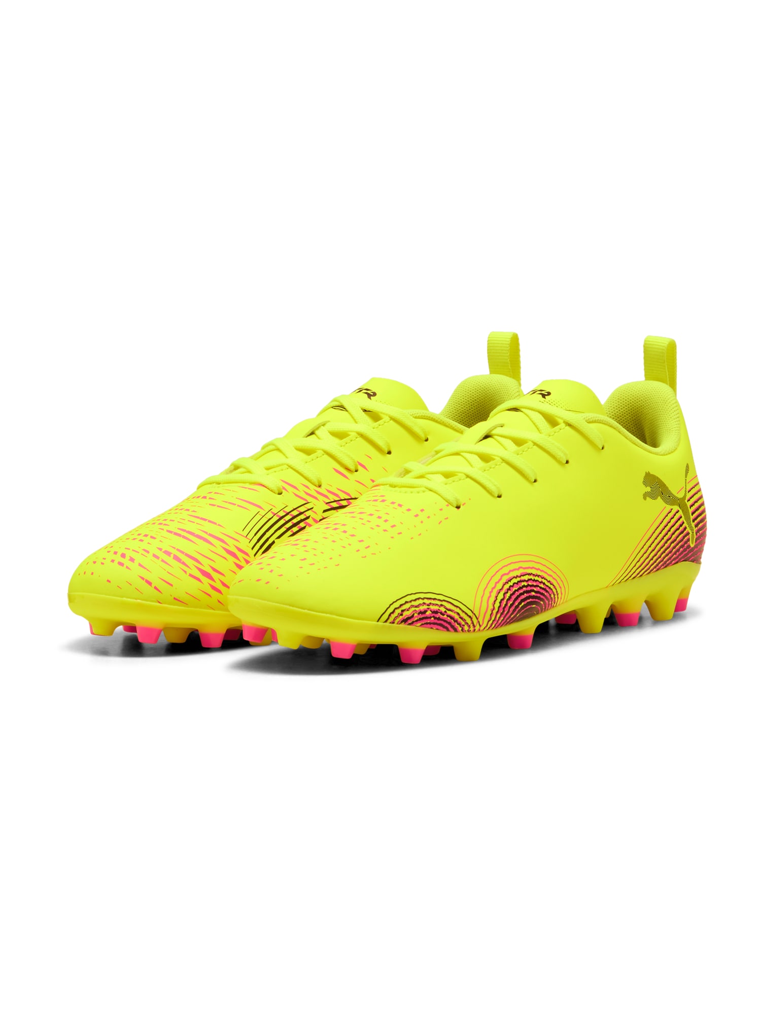 PUMA Sportcipő 'FUTURE 8 PLAY'  sárga / rózsaszín / fekete termék 2. képe
