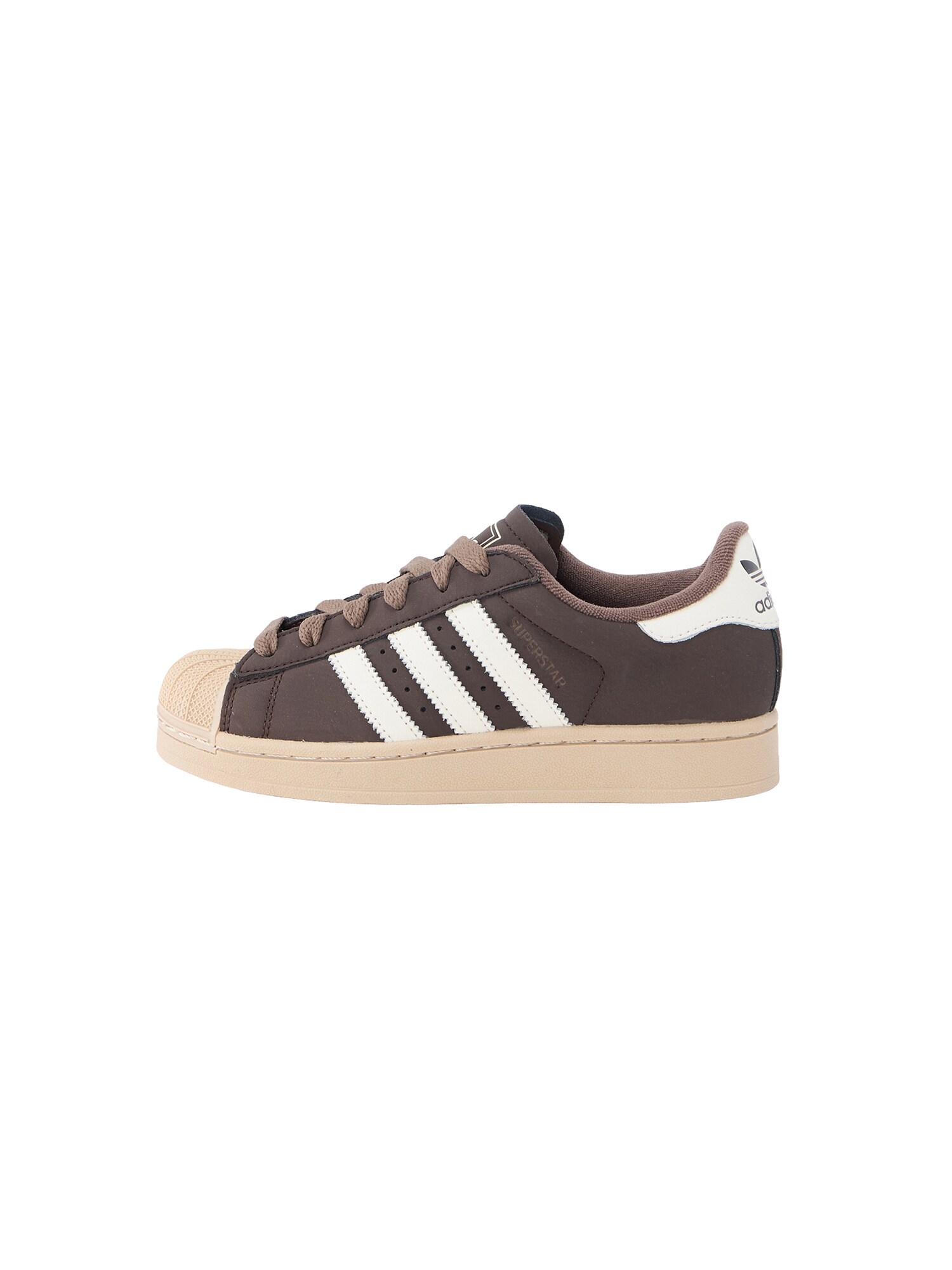 ADIDAS ORIGINALS Sneaker 'SUPERSTAR II'  bej / maro închis / alb murdar