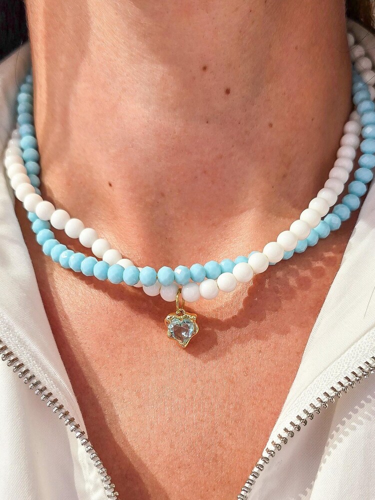 Secret Stones Kette 'Equilibrium' Damen Größe One Size weiß