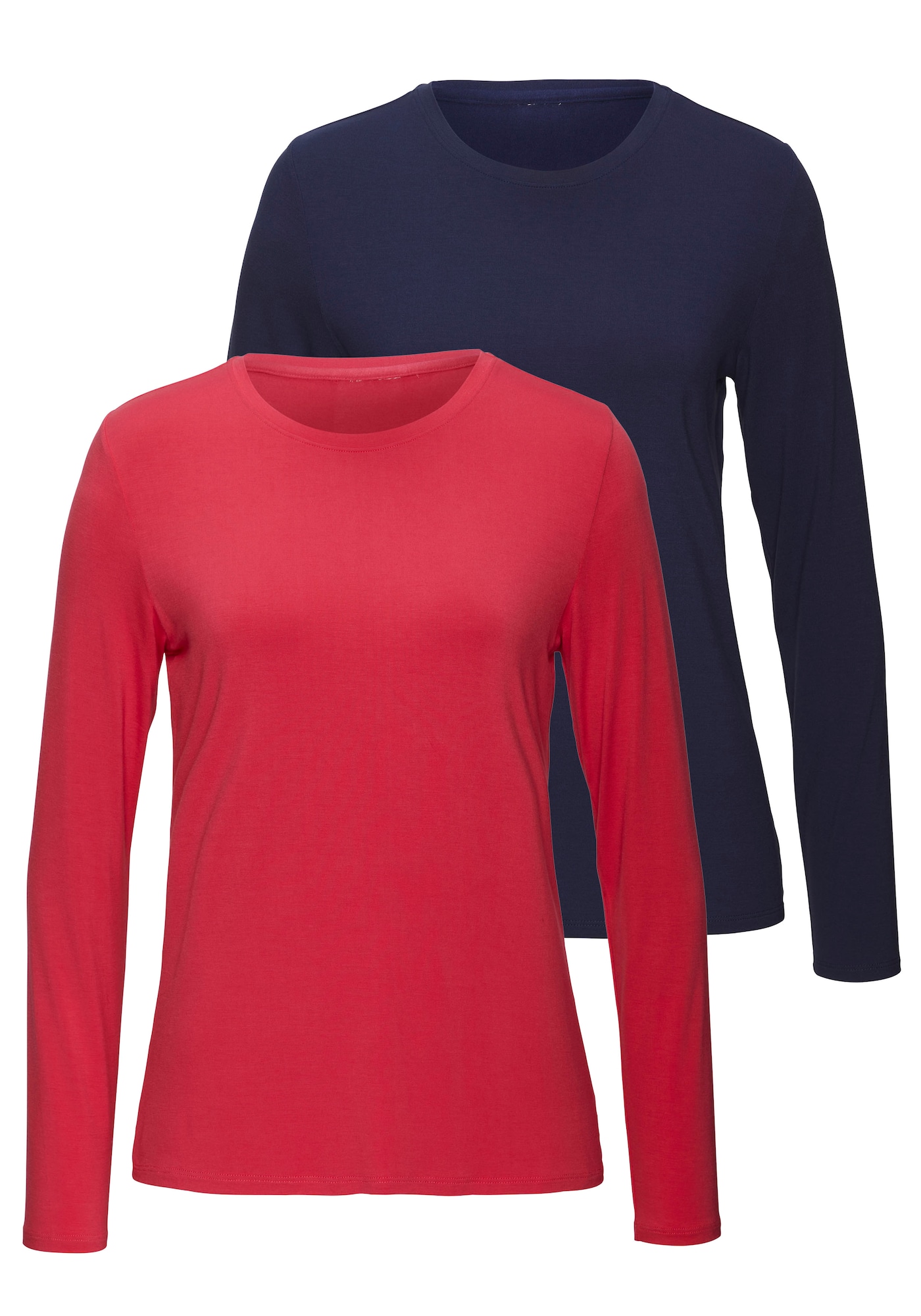 LASCANA Tricou  albastru / roșu