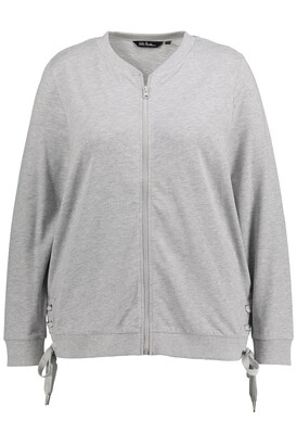 Ulla Popken Sweatshirt Lichtgrijs