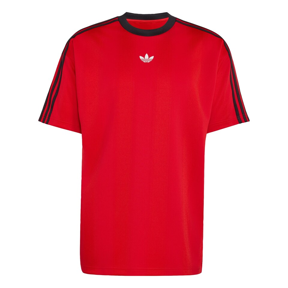 T-shirt 'Adicolor' röd / svart