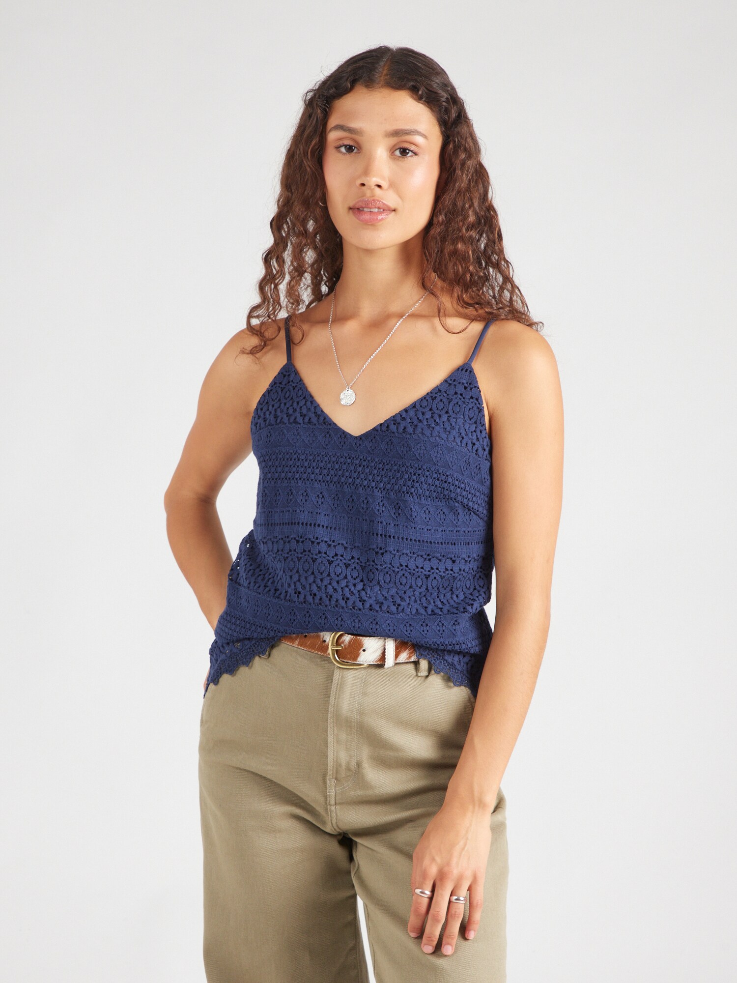 VERO MODA Top 'HONEY'  tengerészkék termék 2. képe