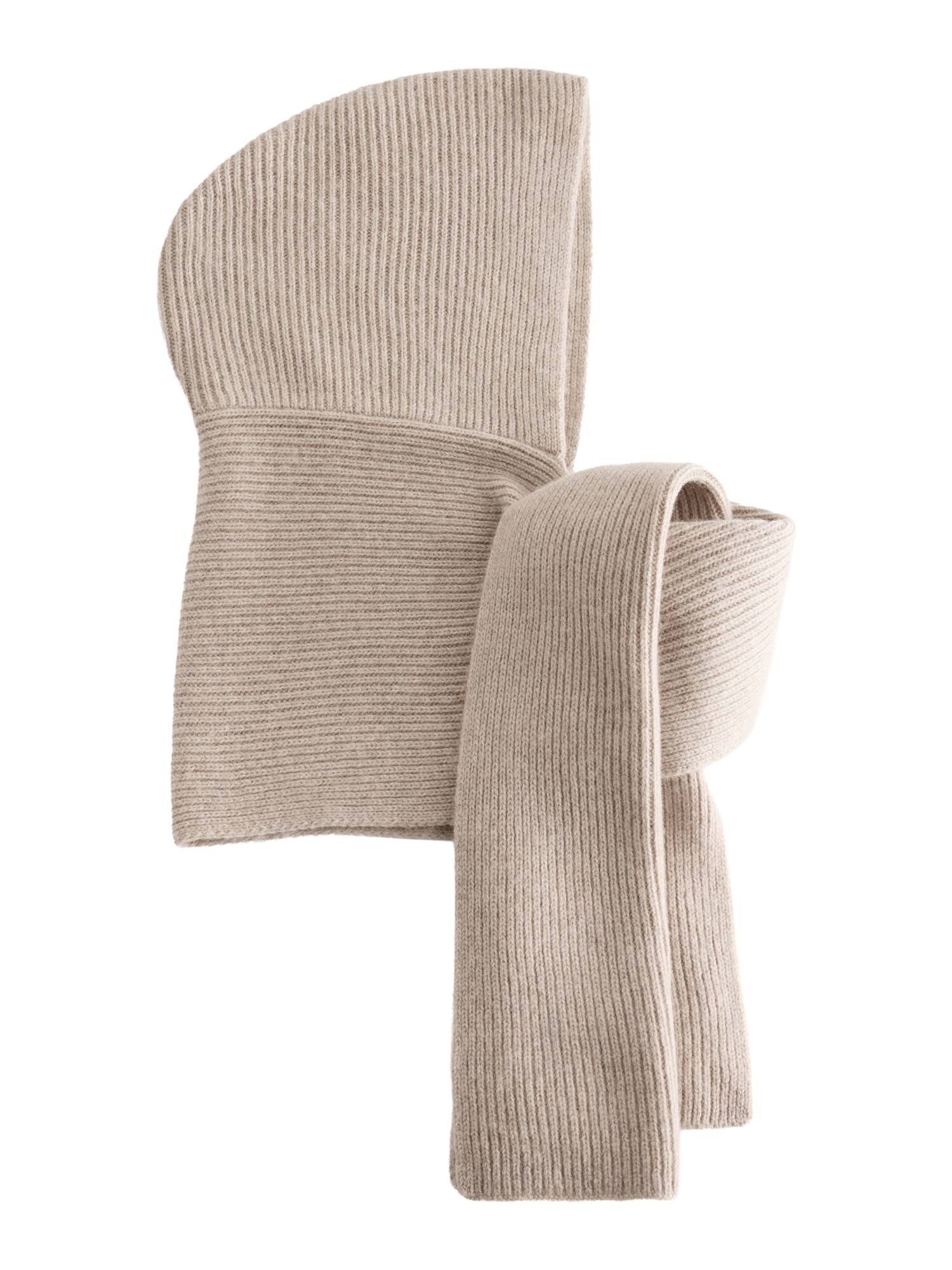 & Other Stories Fular gri taupe